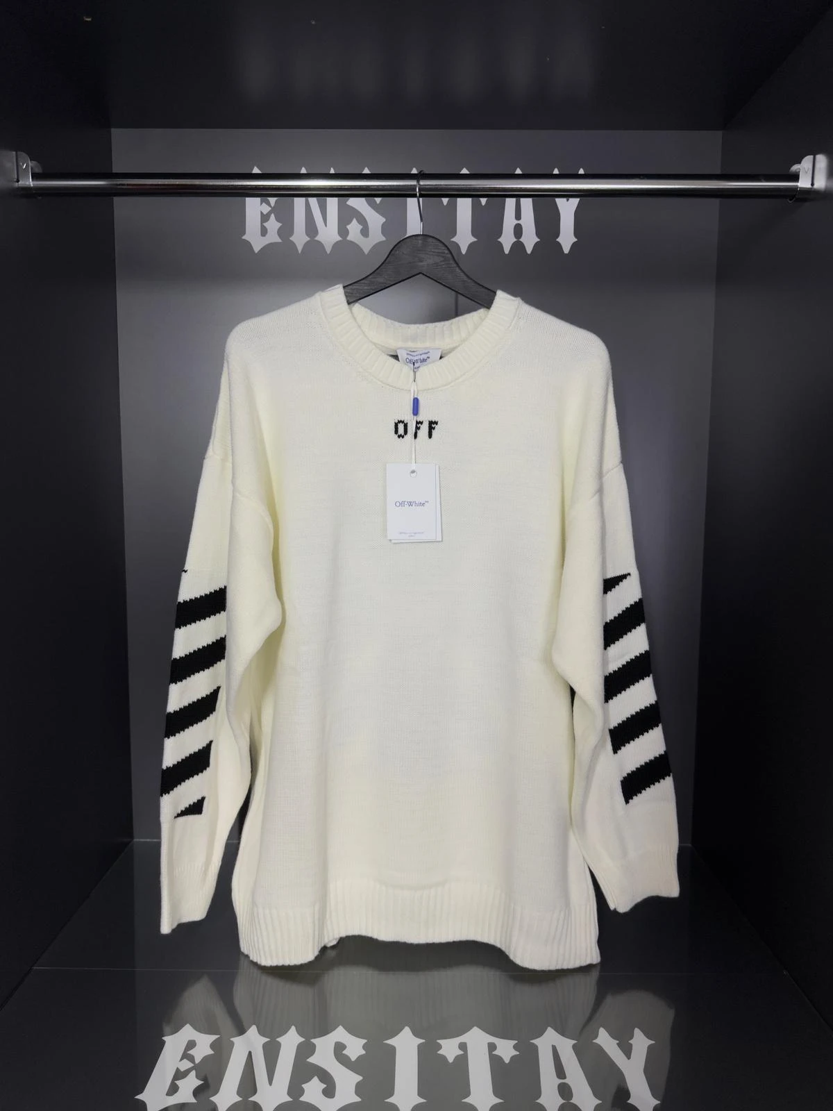 OFF-WHITE SWEATER – Cream Edition