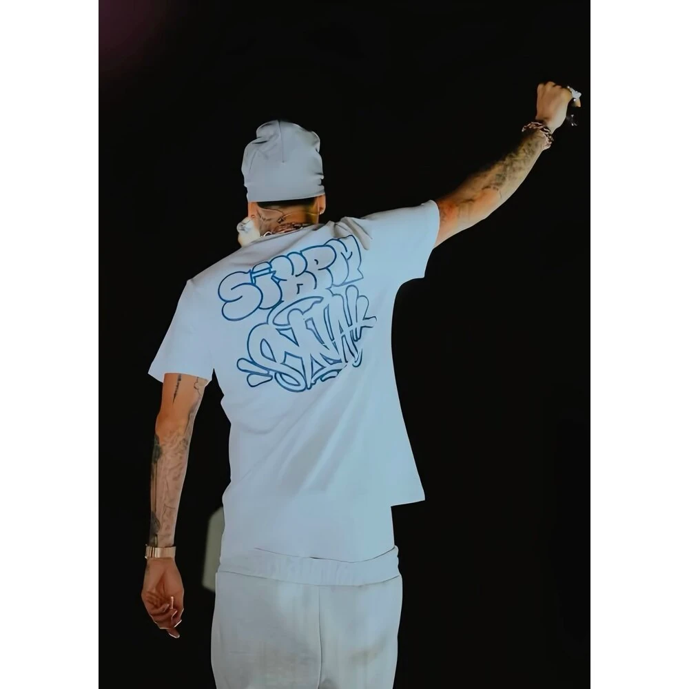 Syna x 6PM “White & Blue – Limitli Seri Tshirt