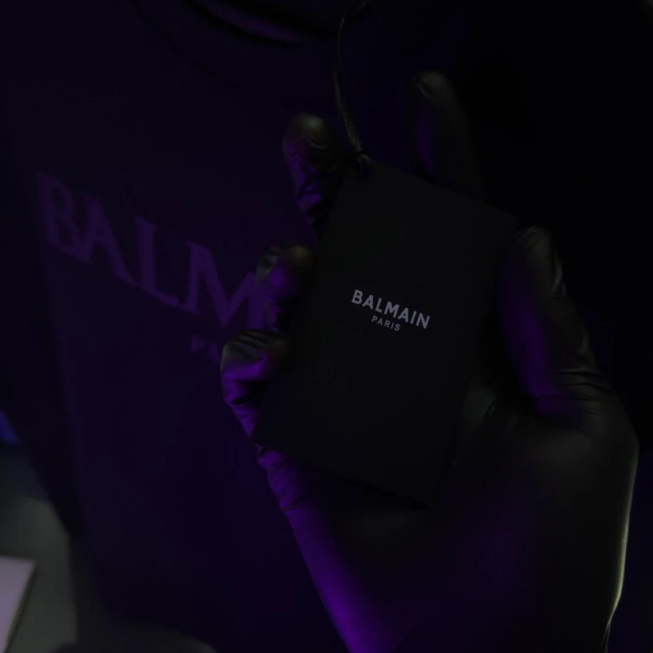 Balmain Paris Siyah Tişört – Premium Fit ️