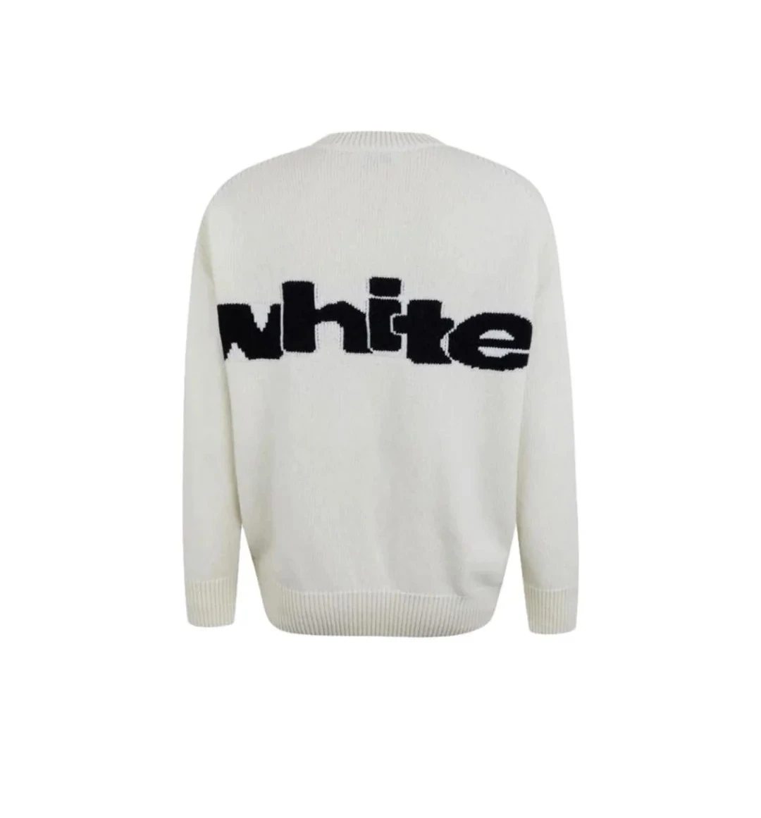 OFF-WHITE KNIT DRIP – Cozy Cream Edition