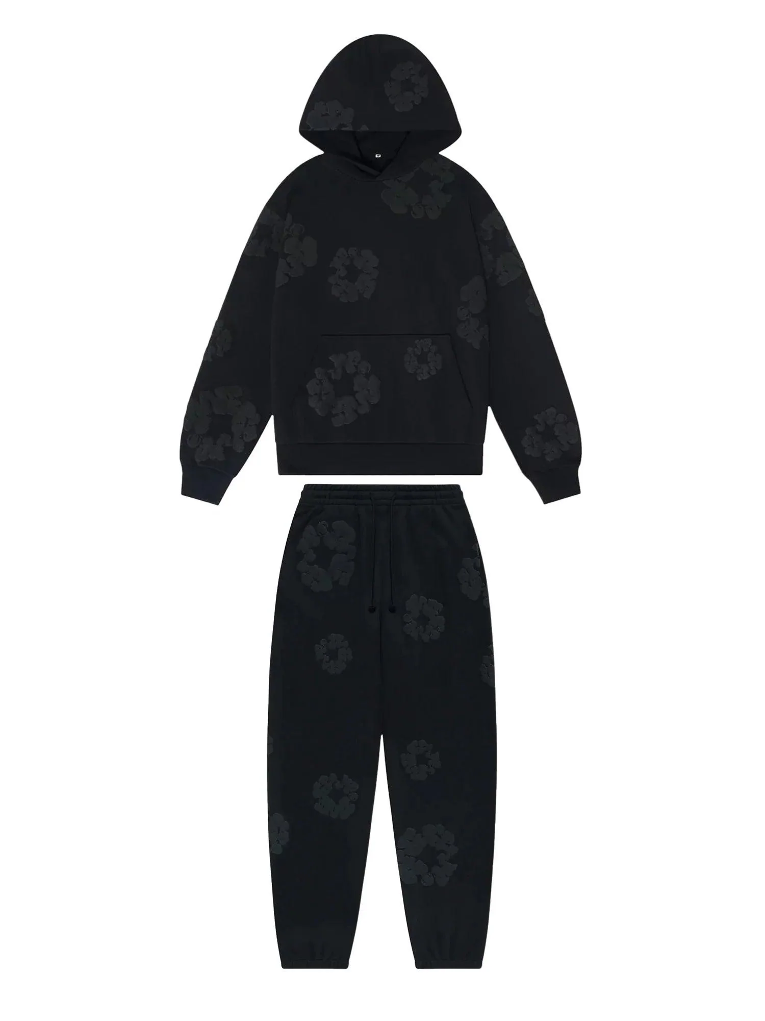 Denim Tears Siyah Tracksuit | Full Black Set