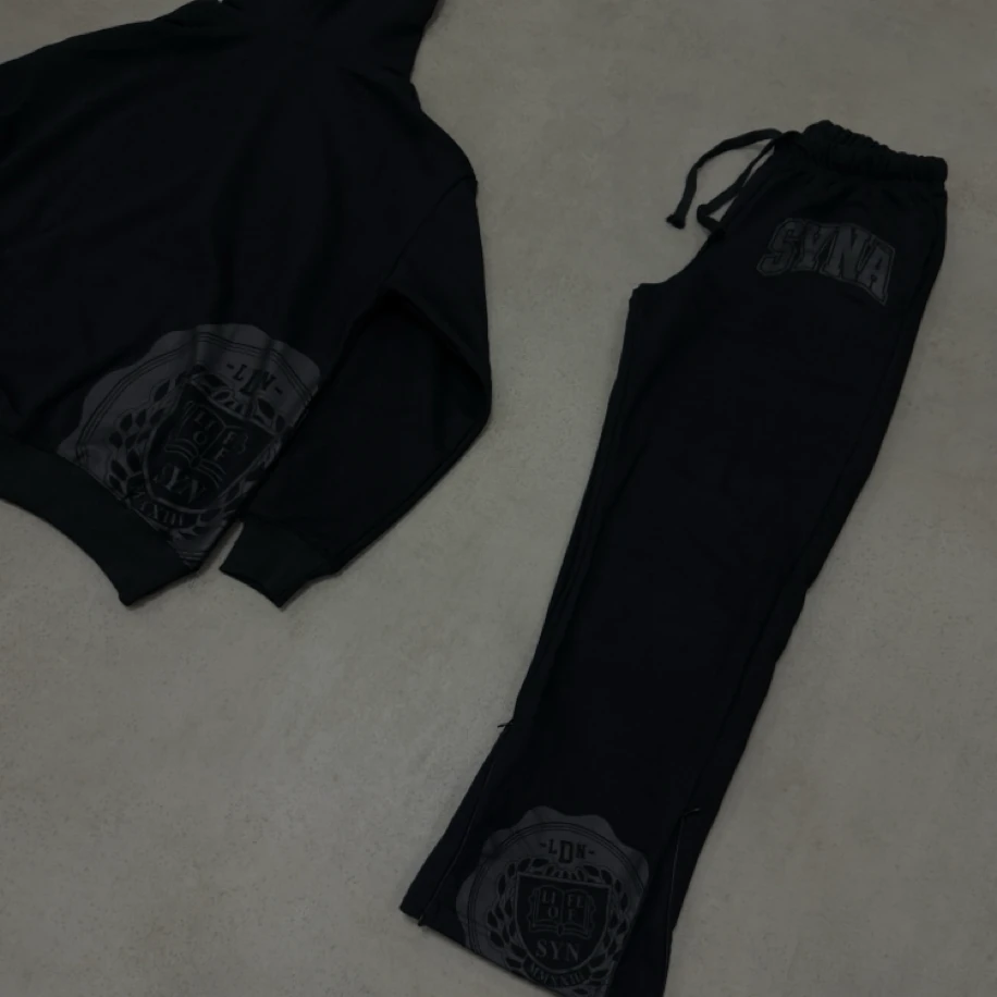 Syna College Tracksuit | Black & Black Edition