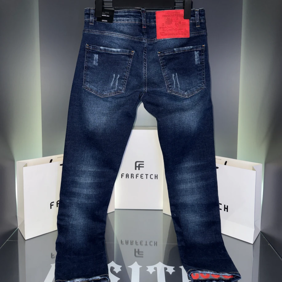 DSQ2 DRIPPED DENIM – Italian Fade v2 Blue