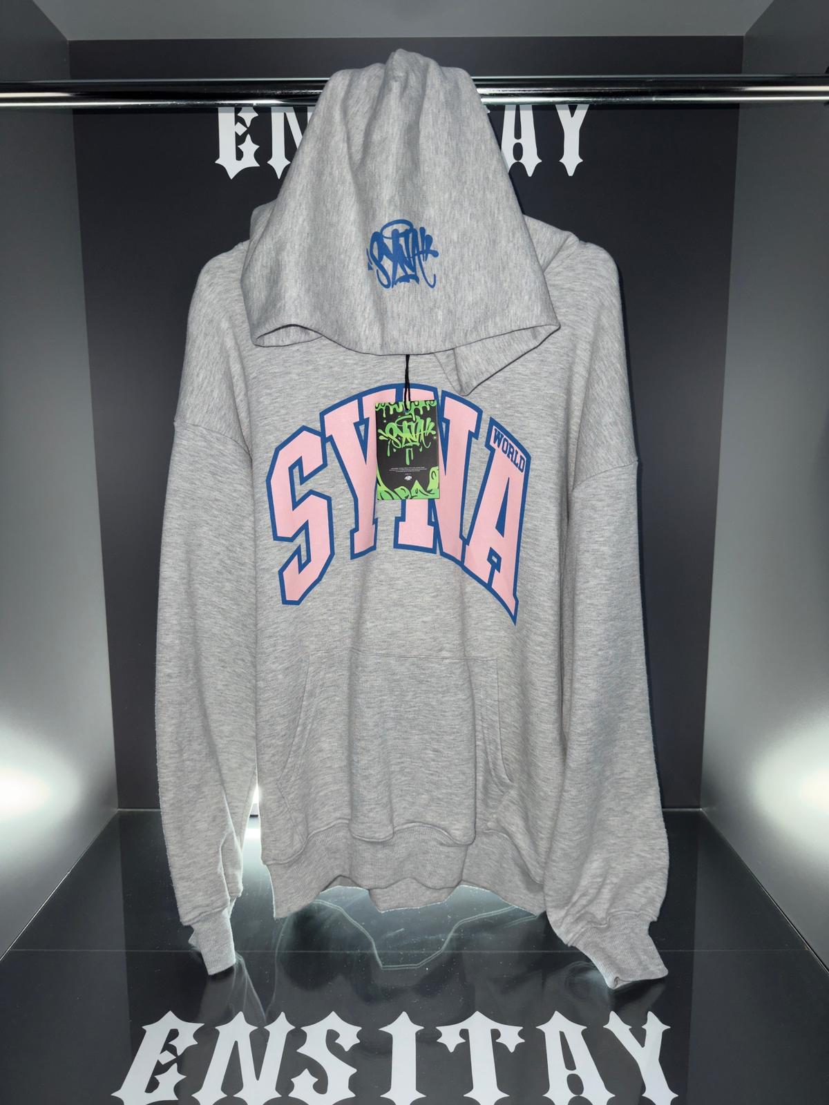 Syna College Tracksuit | Grey & Pink Edition