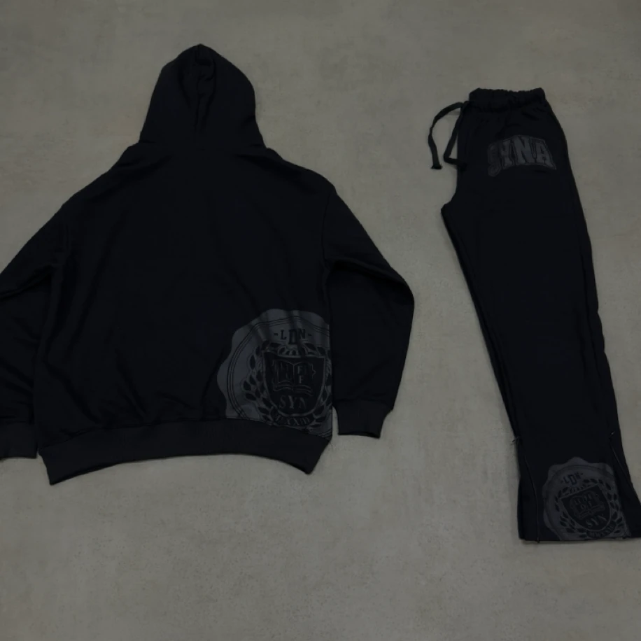 Syna College Tracksuit | Black & Black Edition