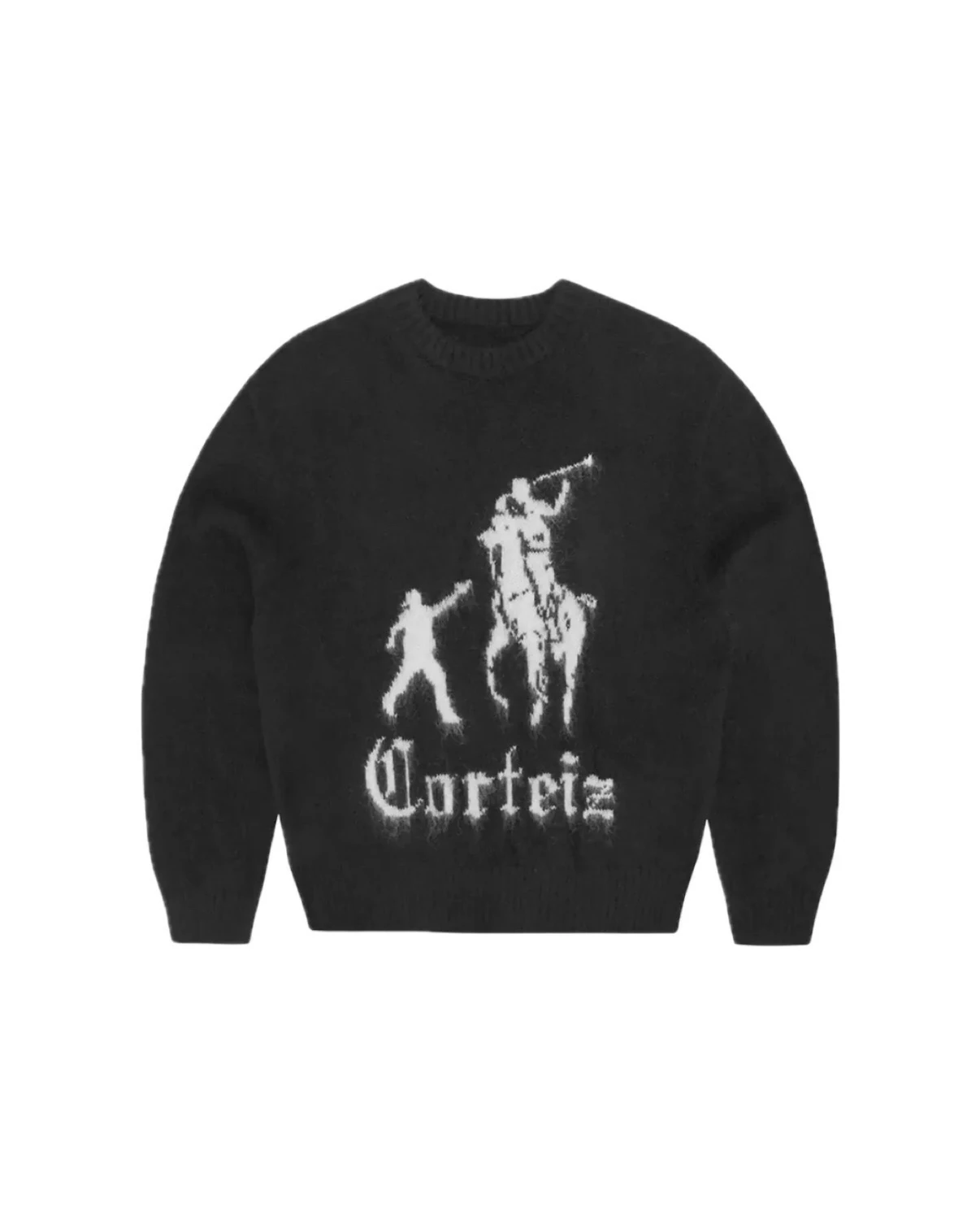 Corteiz Jackin Knit Black Sweater
