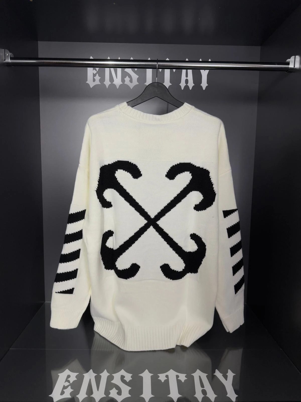 OFF-WHITE SWEATER – Cream Edition