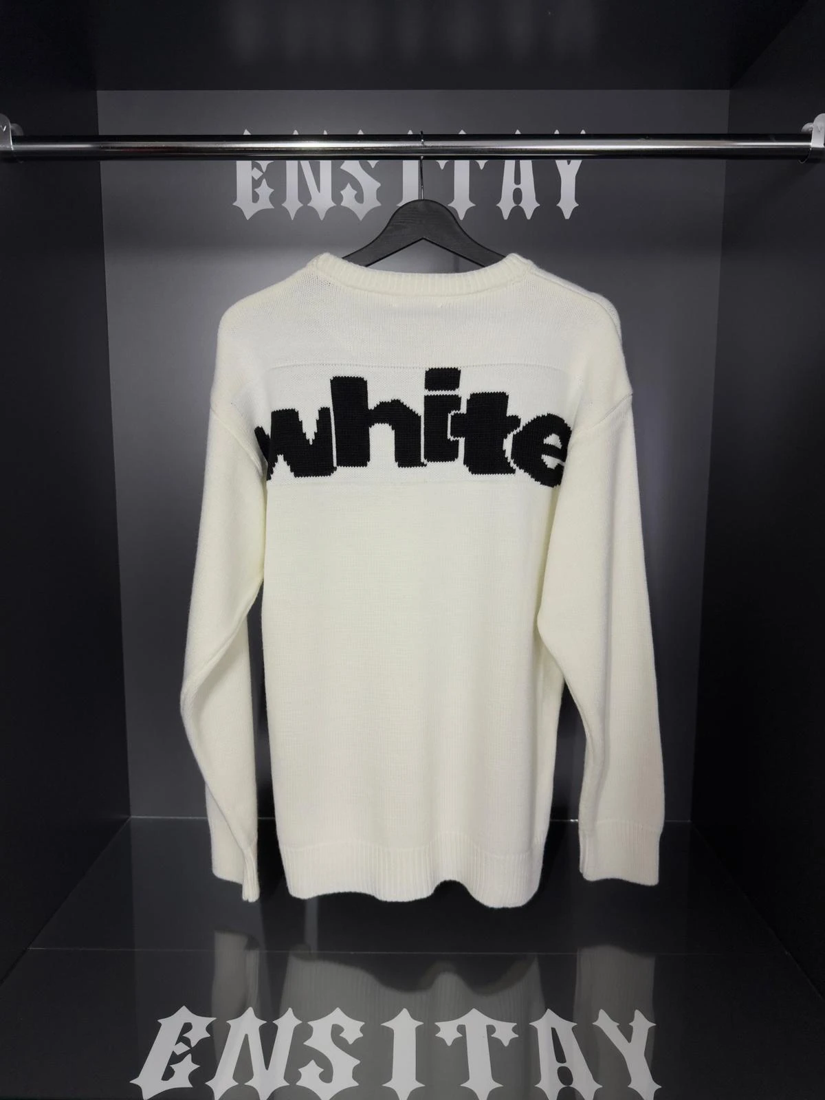 OFF-WHITE KNIT DRIP – Cozy Cream Edition