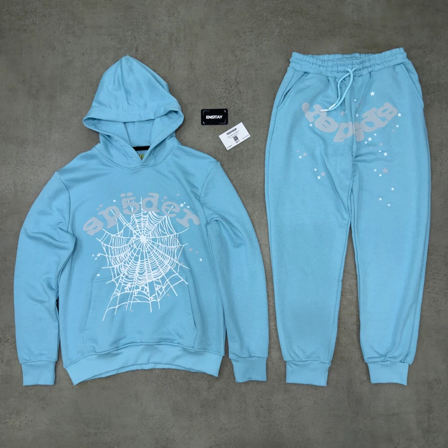Sp5der Mavi Tracksuit | Blue Set