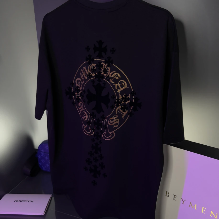 Chrome Hearts Tişört –⚡Logo Edition (Limited)