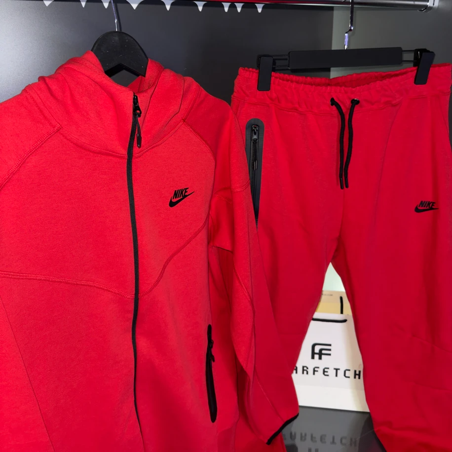 Nike Tech Fleece Kırmızı | Full Set Takım