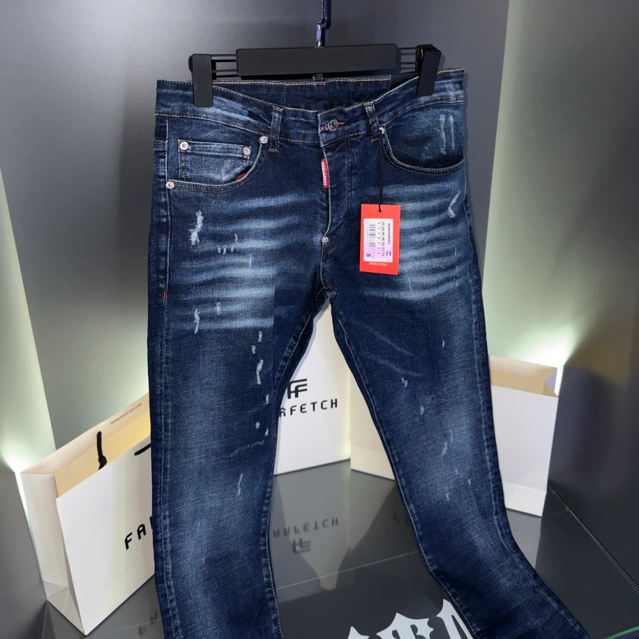 DSQ2 DRIPPED DENIM – Italian Fade v2 Blue