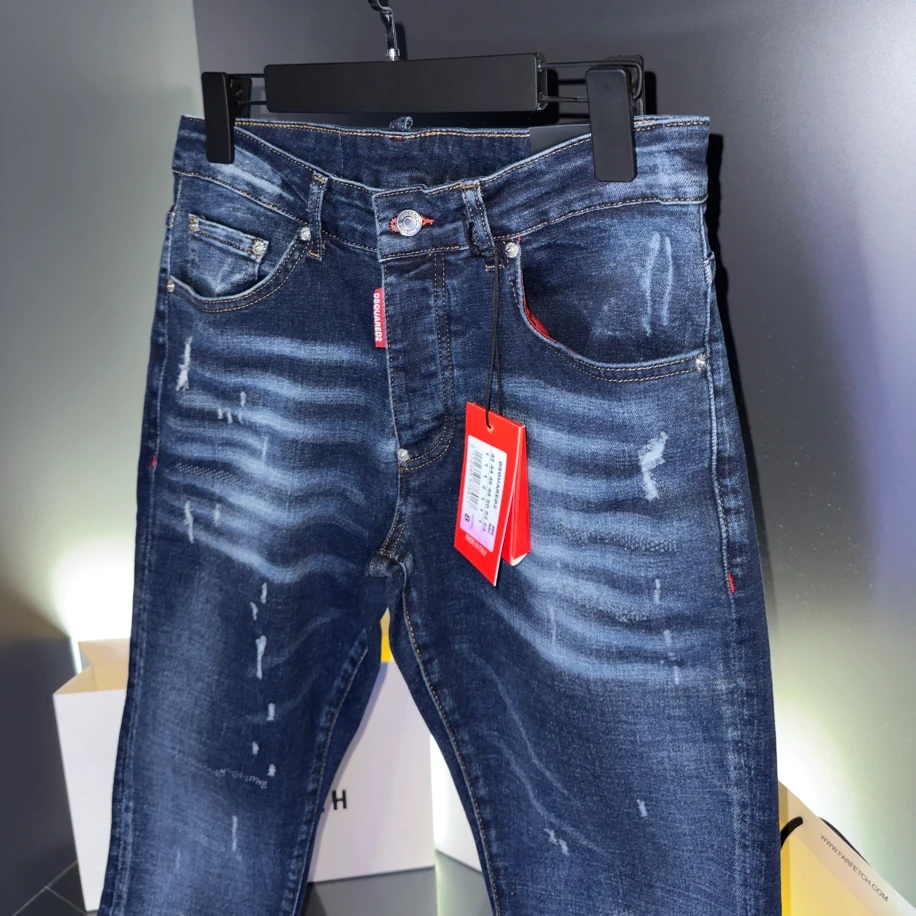 DSQ2 DRIPPED DENIM – Italian Fade v2 Blue