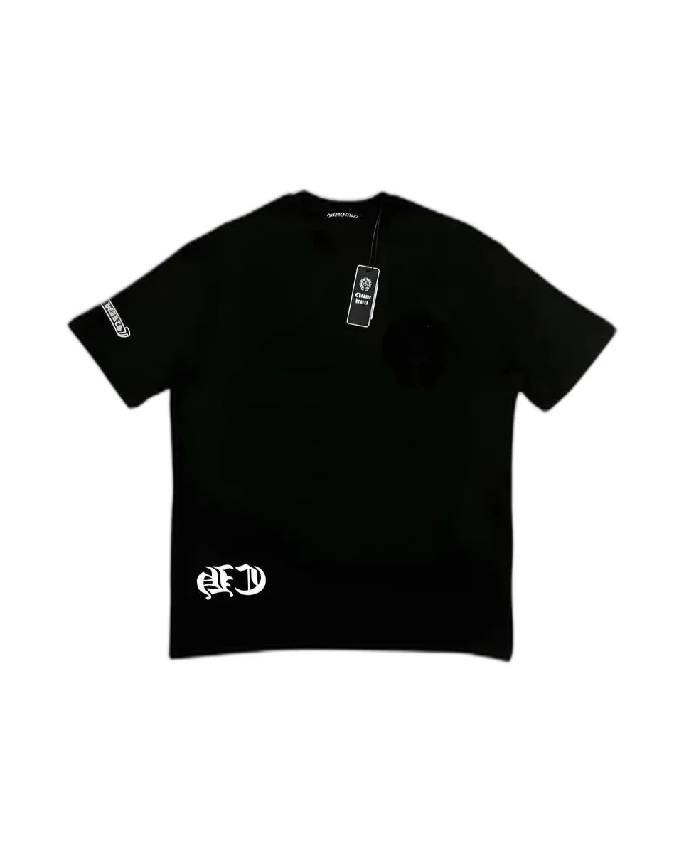 Chrome Hearts Siyah Tişört – ☠️Dark Drip Edition