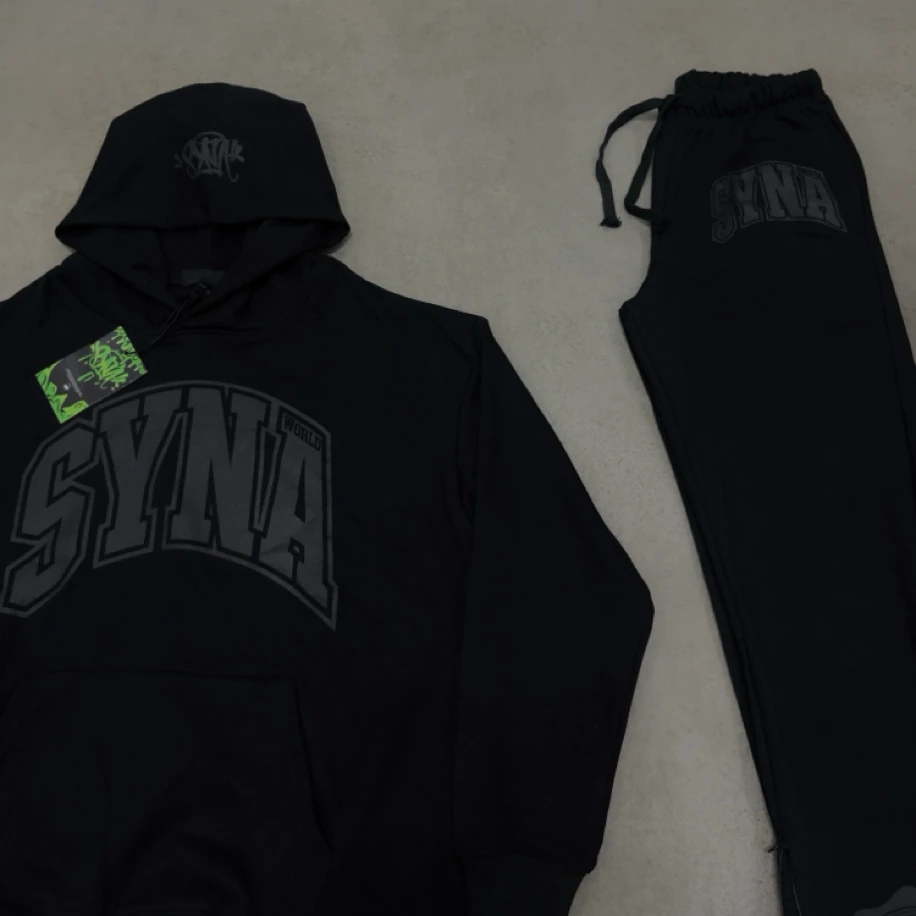 Syna College Tracksuit | Black & Black Edition