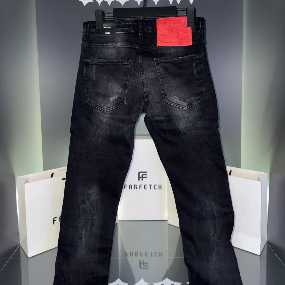 DSQ2 DRIPPED DENIM – Italian Fade v2 Black