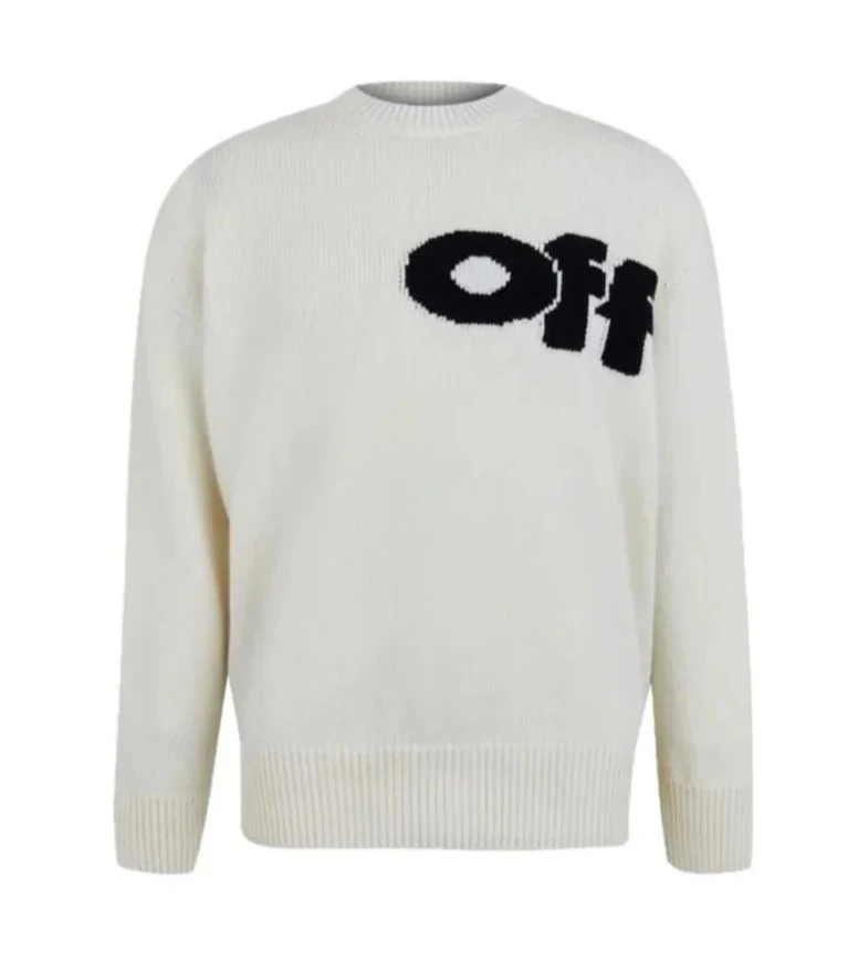OFF-WHITE KNIT DRIP – Cozy Cream Edition