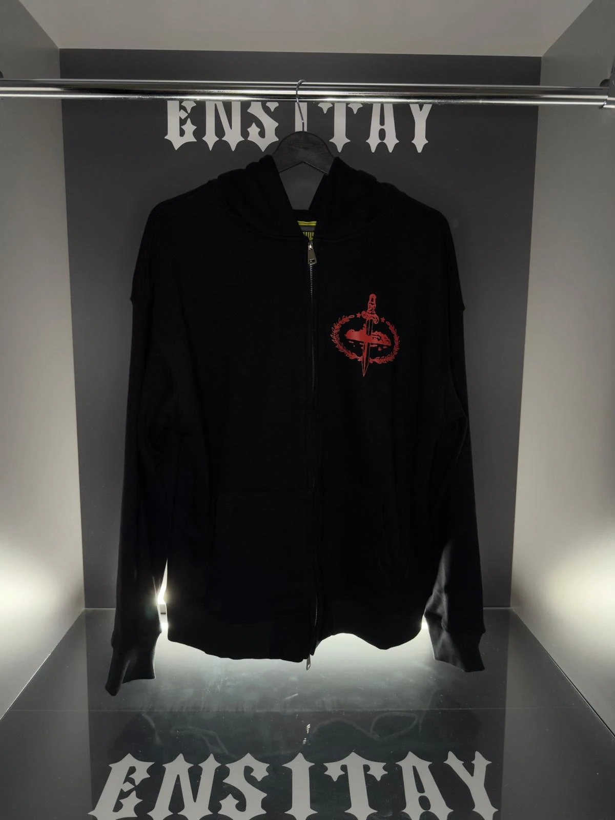 Corteiz x Slaughter Gang Hooide | Black & Red