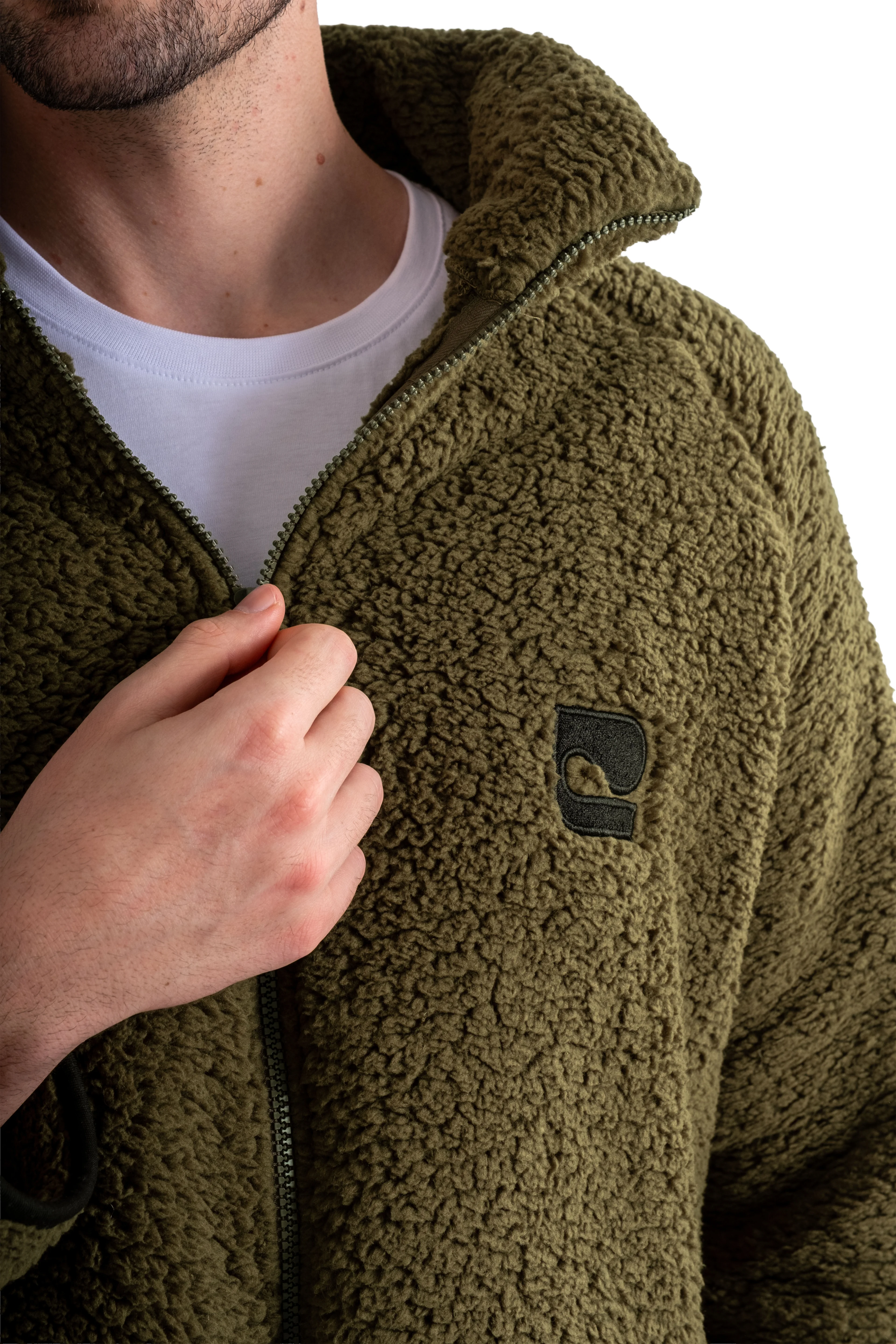 Boydan Fermuarlı Teddy Peluş Mont Erkek - C508