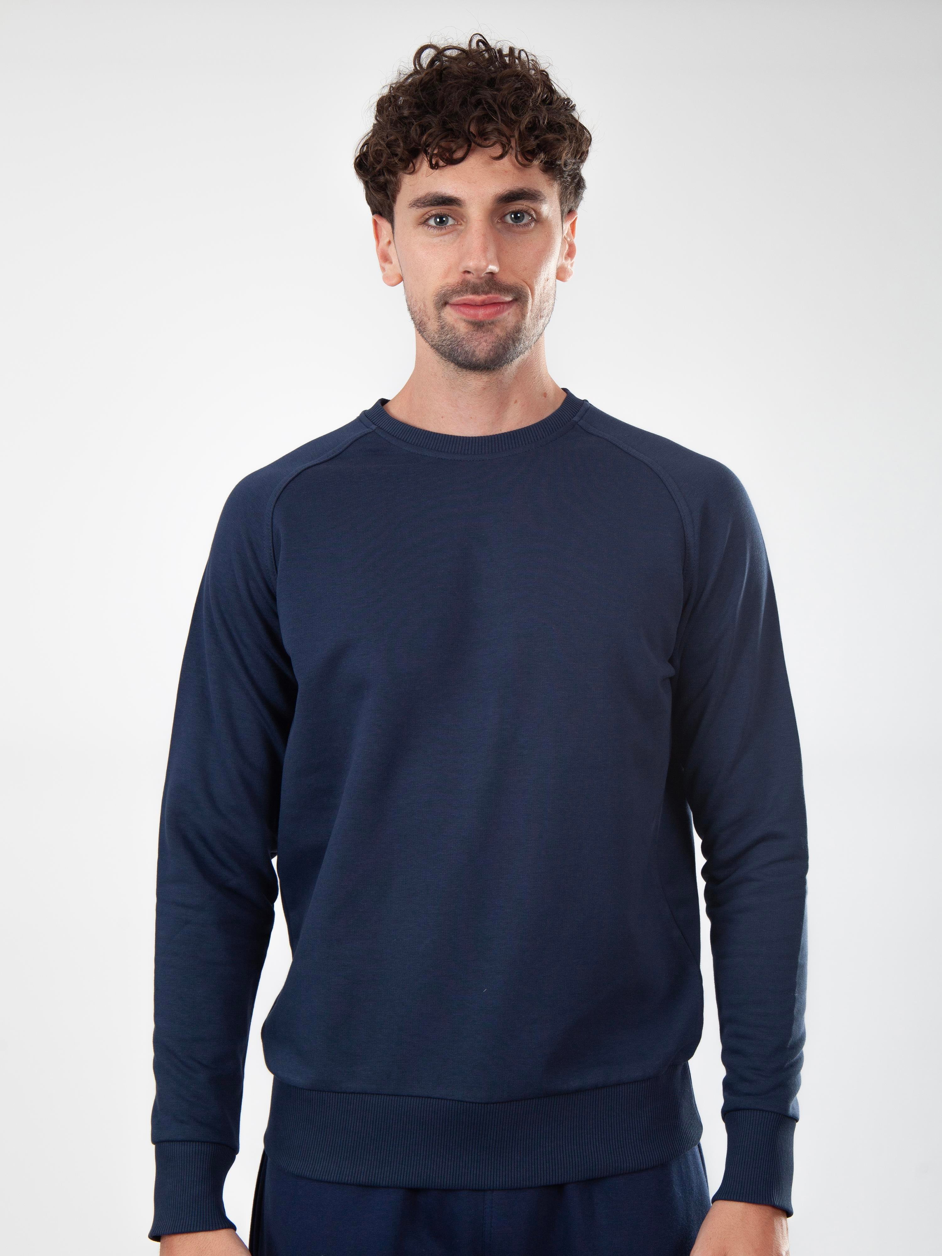 Basic Erkek Regular Sweatshirt C105 - LACİVERT