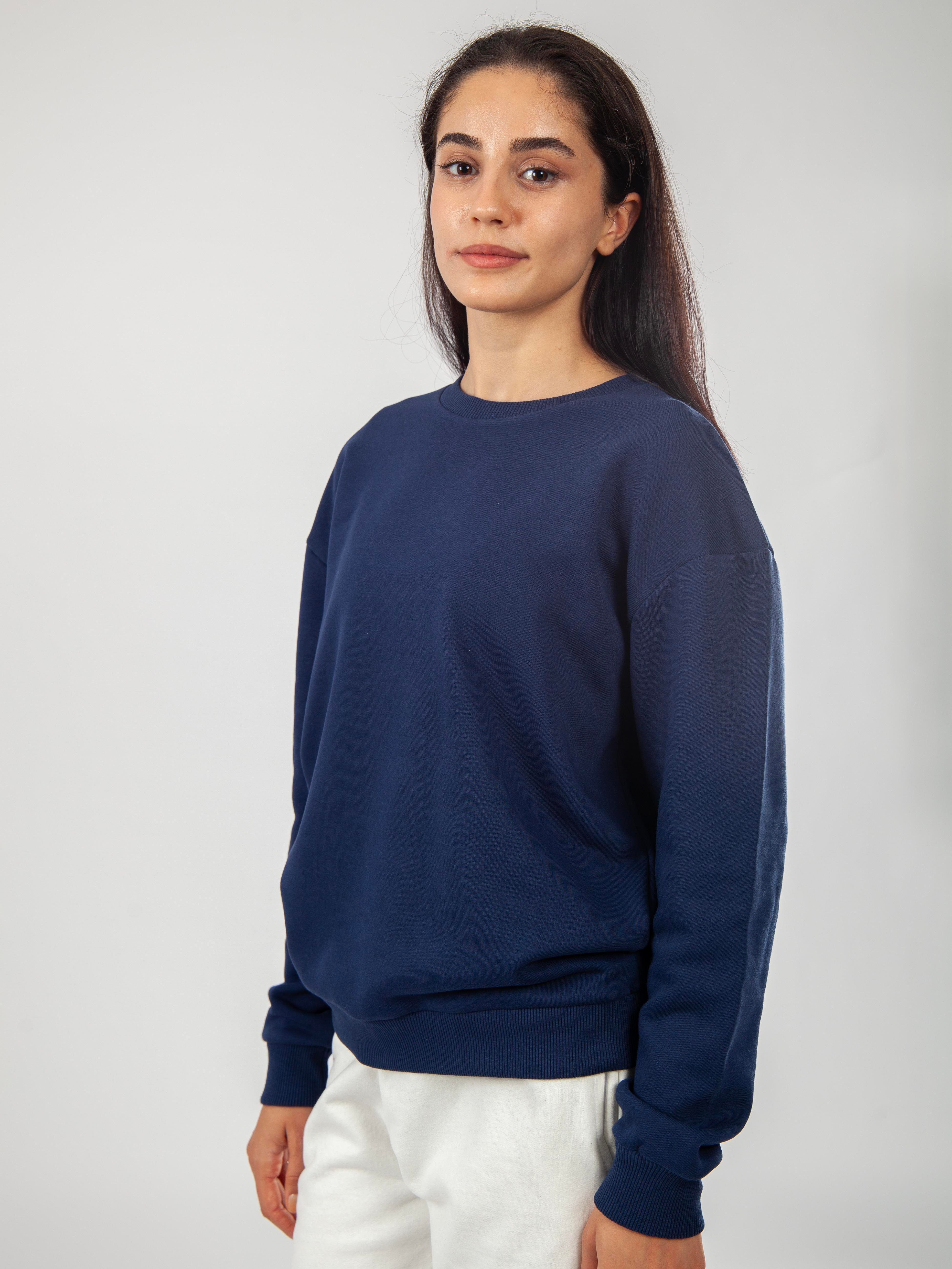 Basic Kadın Relaxed Fit Sweatshirt C504