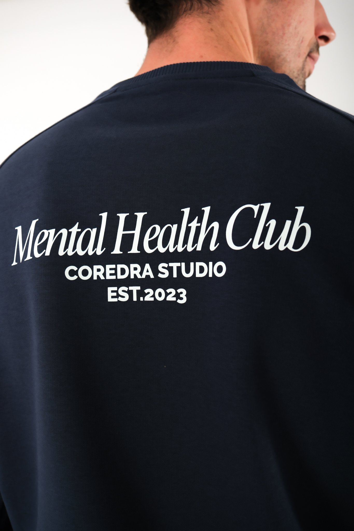 Mental Health Club Regular Fit Sweatshirt Erkek - Lacivert C105