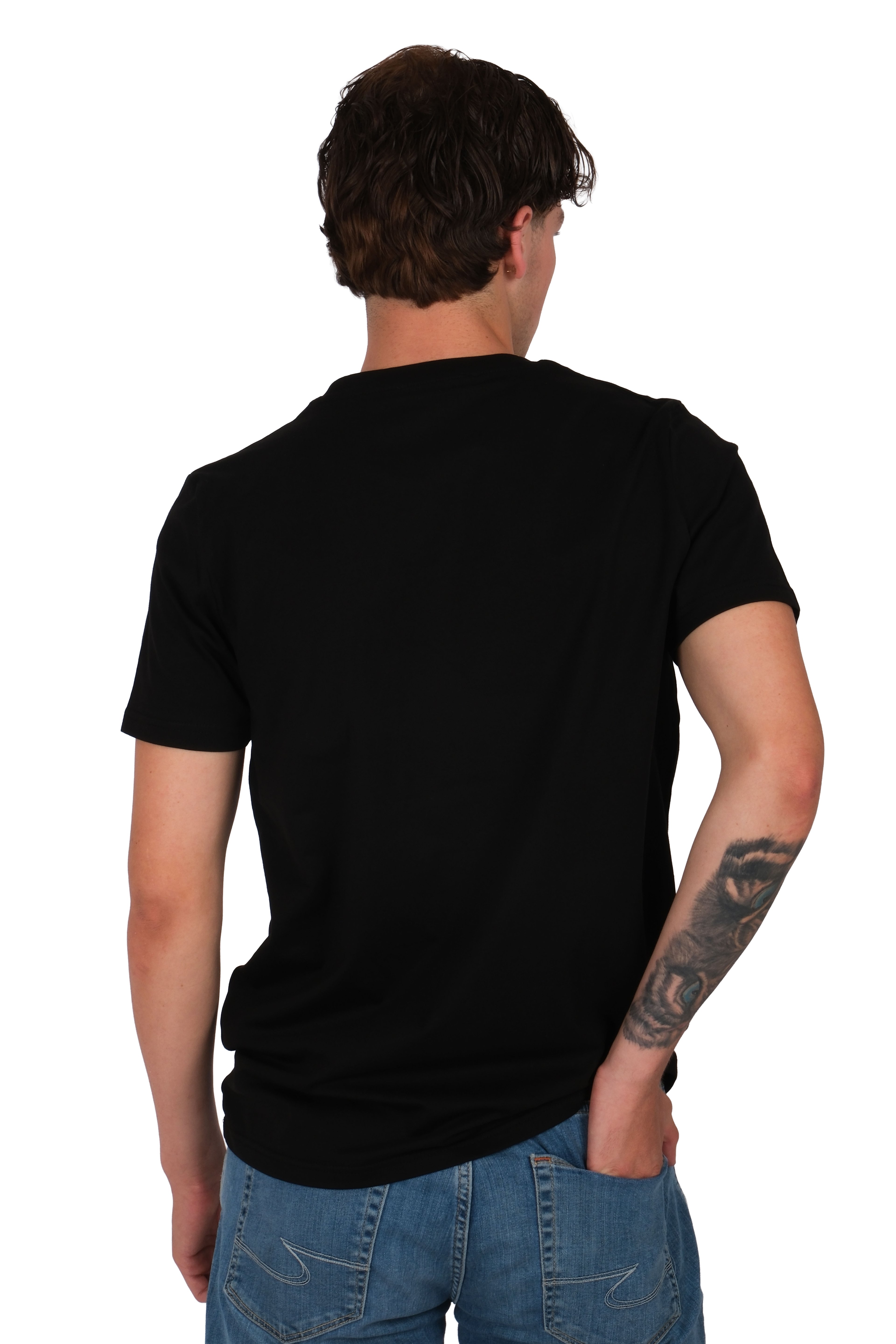Basic Regular T-Shirt Erkek - Siyah C102
