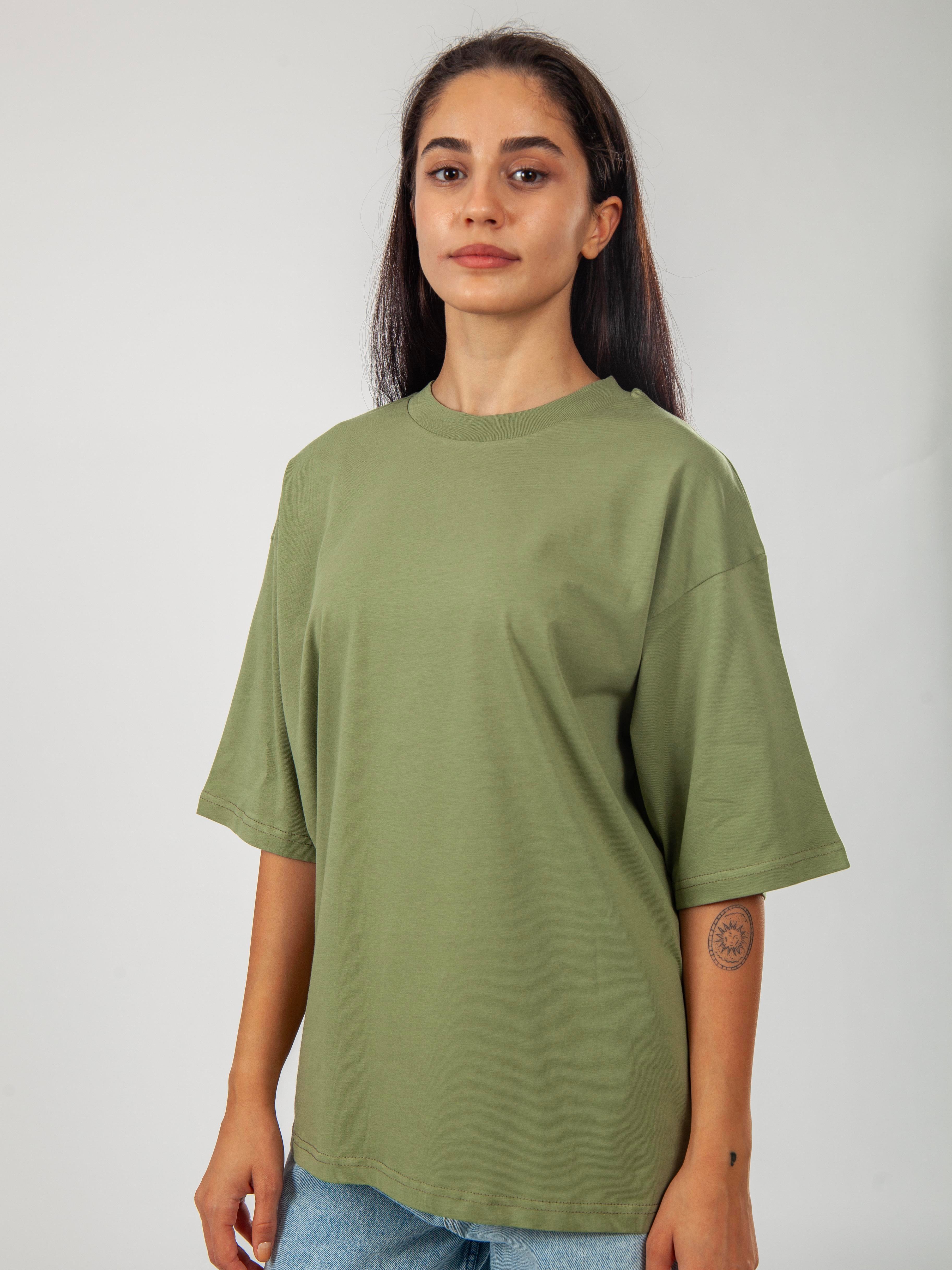 Basic Oversize Kadın T-Shirt