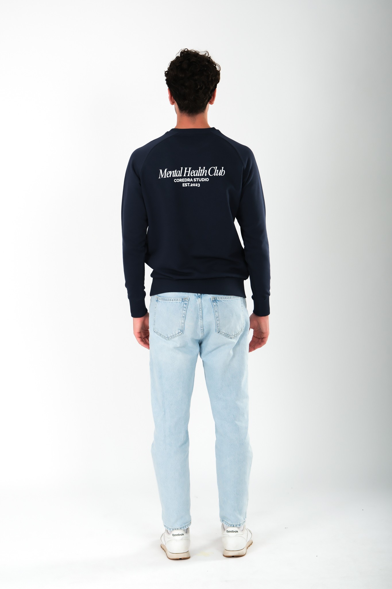 Mental Health Club Regular Fit Sweatshirt Erkek - Lacivert C105