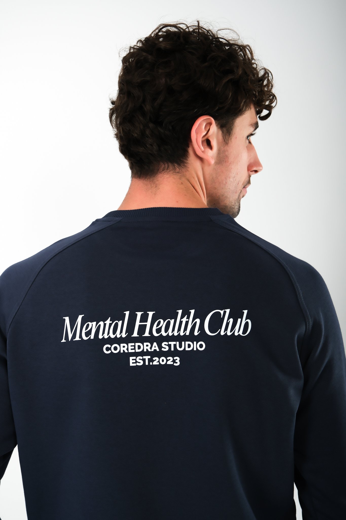 Mental Health Club Regular Fit Sweatshirt Erkek - Lacivert C105