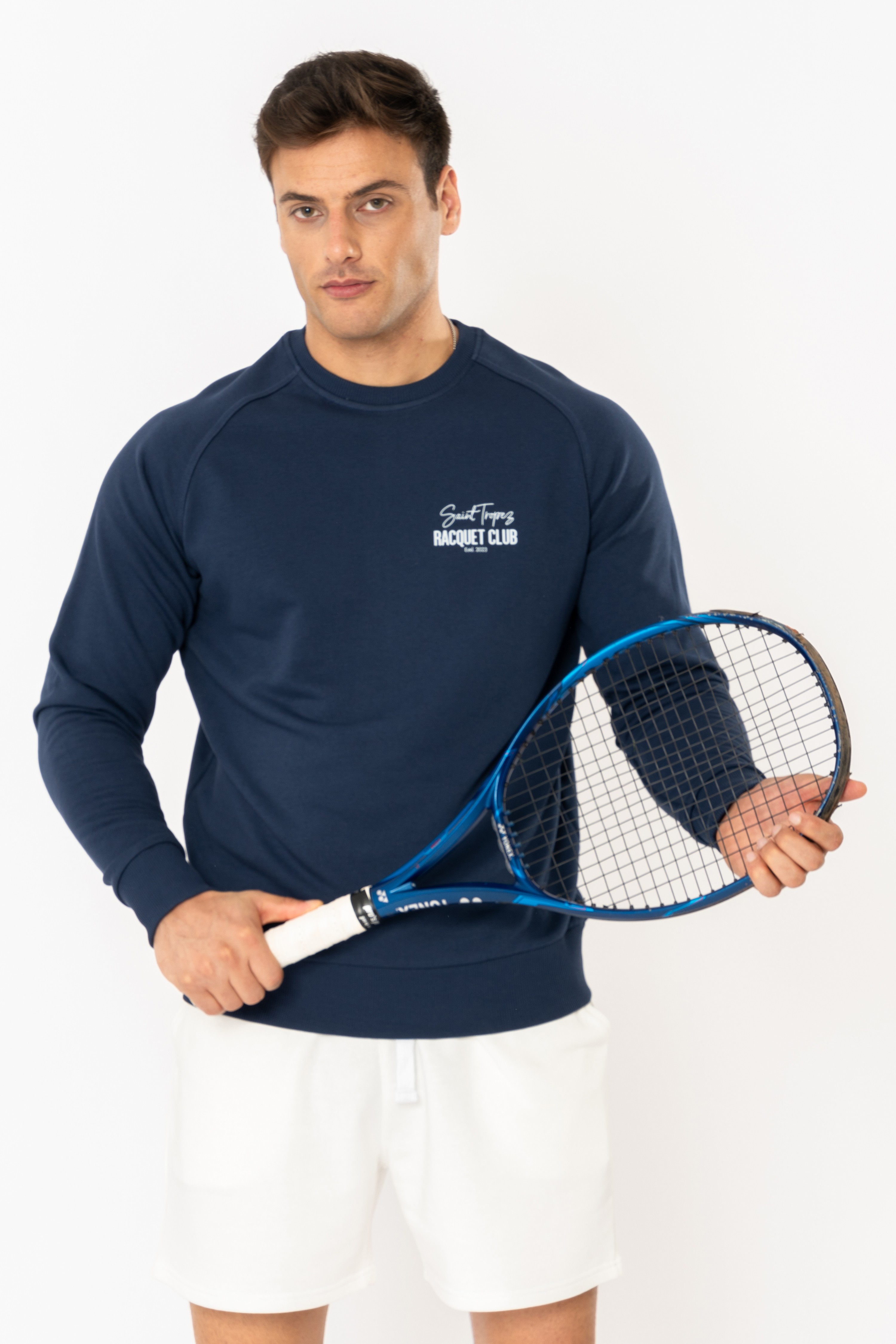 Racquet Club Regular Sweatshirt Erkek - Lacivert