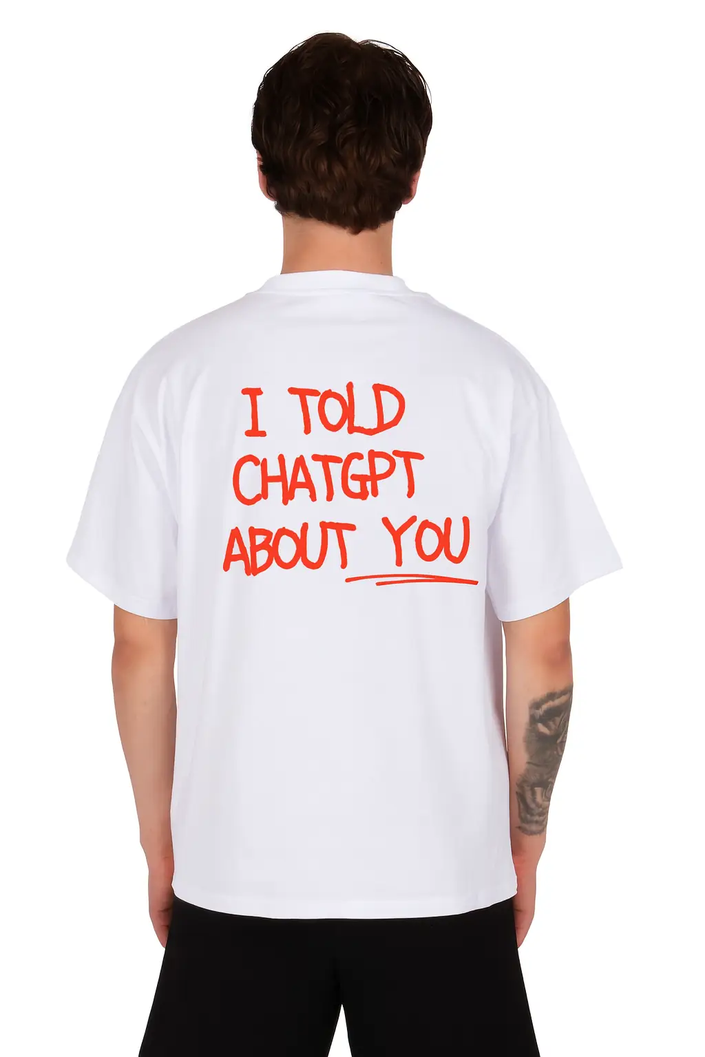 I Told ChatGPT Oversize T-Shirt - C101