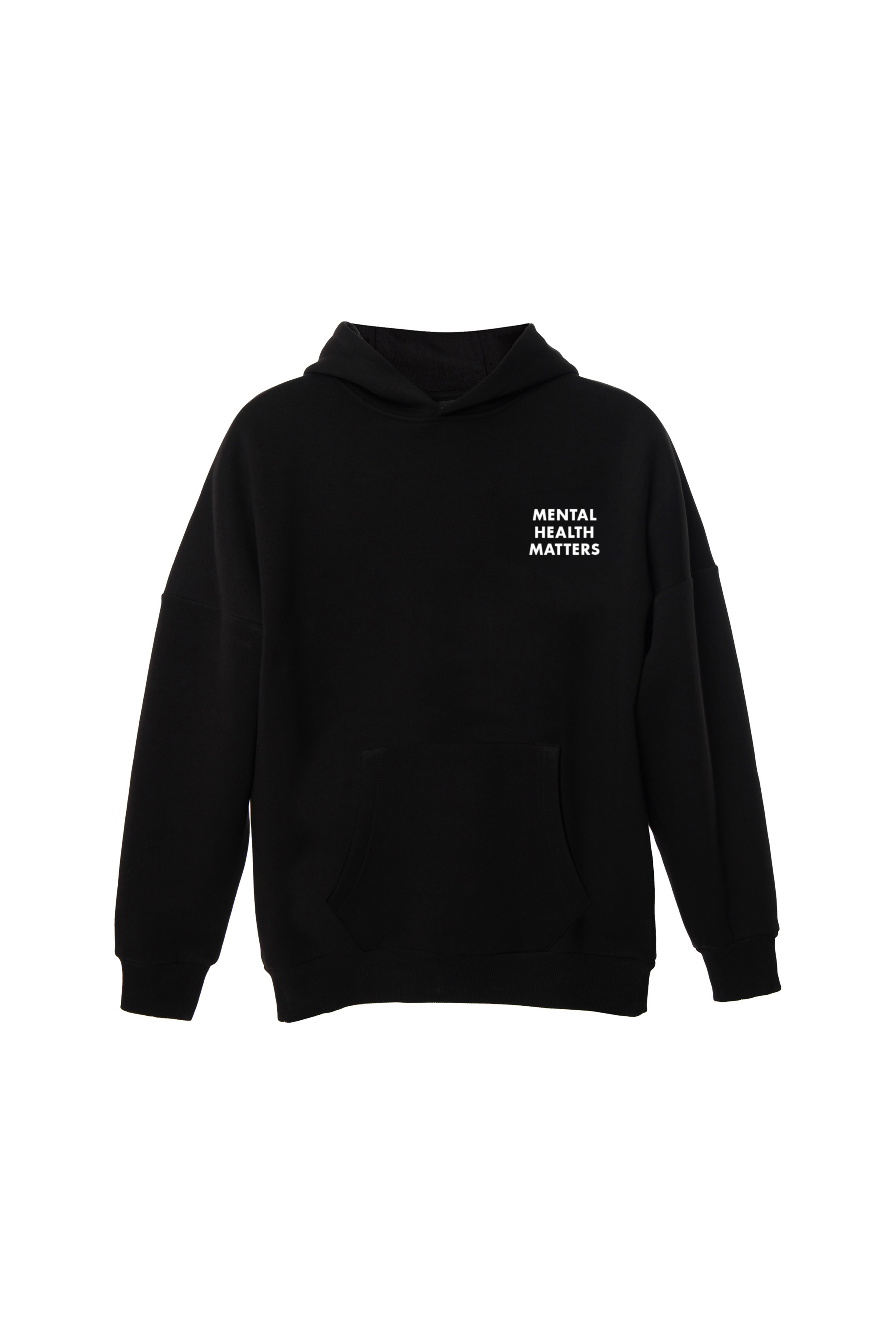 Therapist Oversize Siyah Hoodie - Kadın