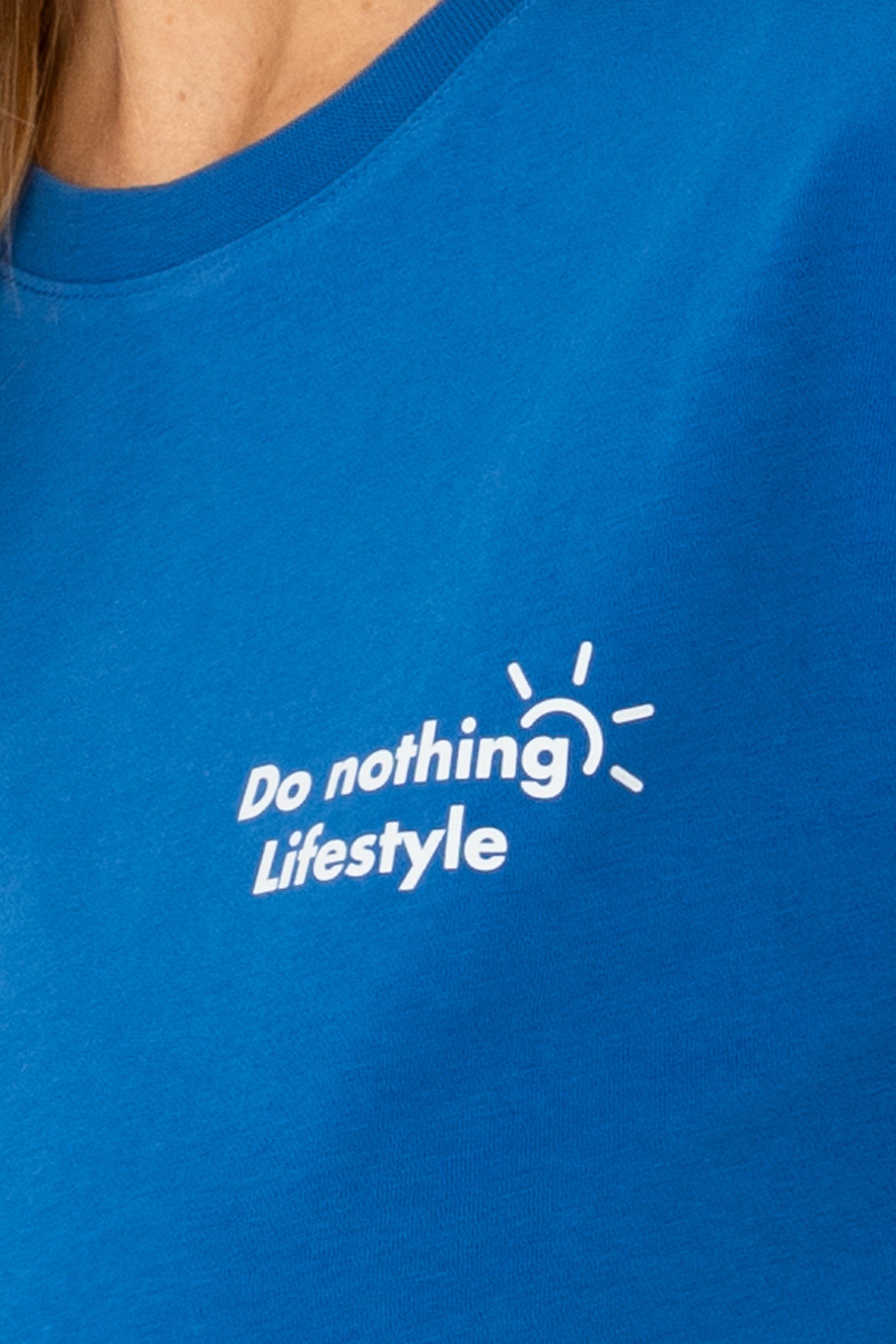 Nothing Regular T-Shirt Kadın - Saks Mavi
