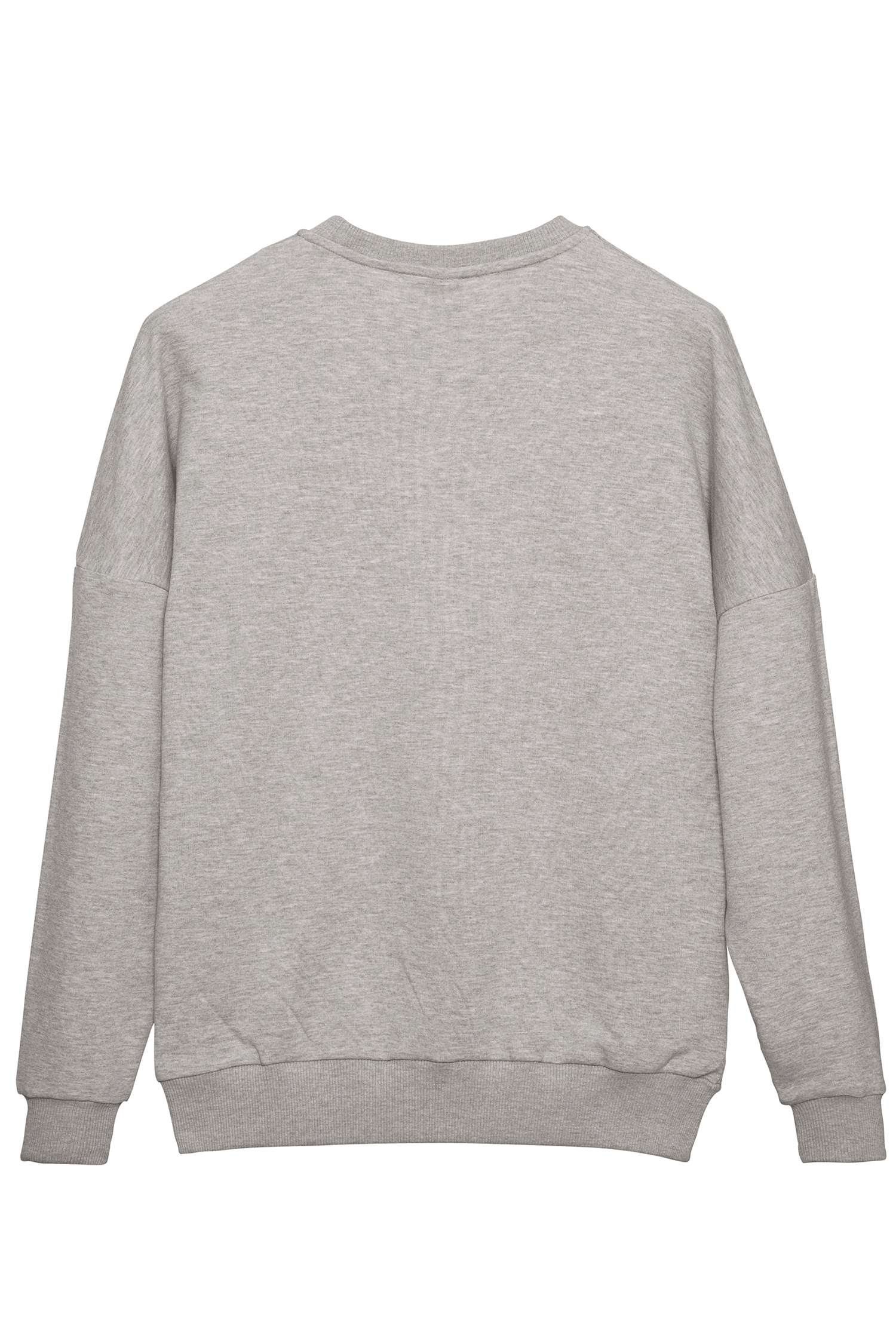 Basic Oversize Sweatshirt - gri melanj