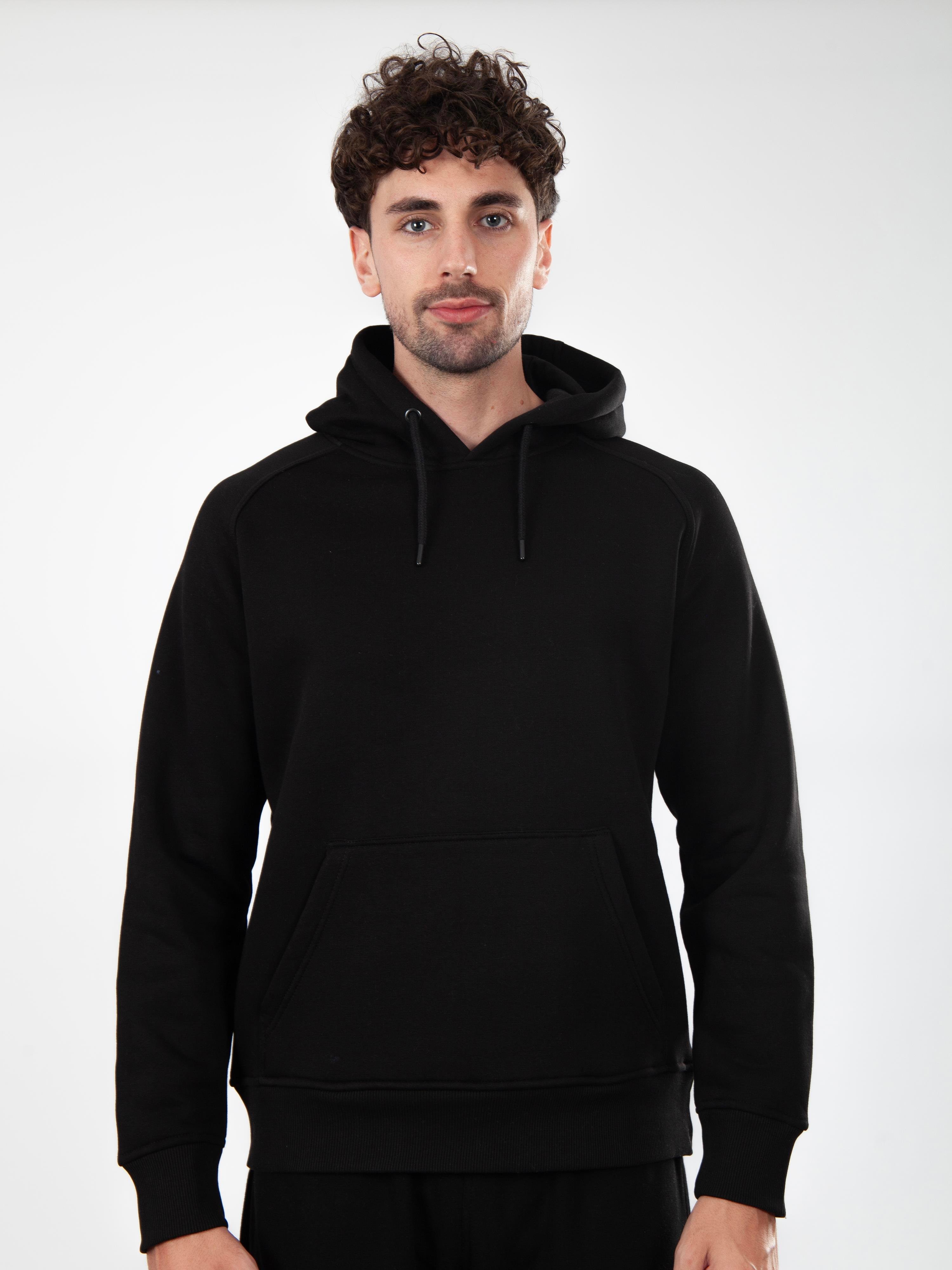 Basic Regular Hoodie C108 - SİYAH