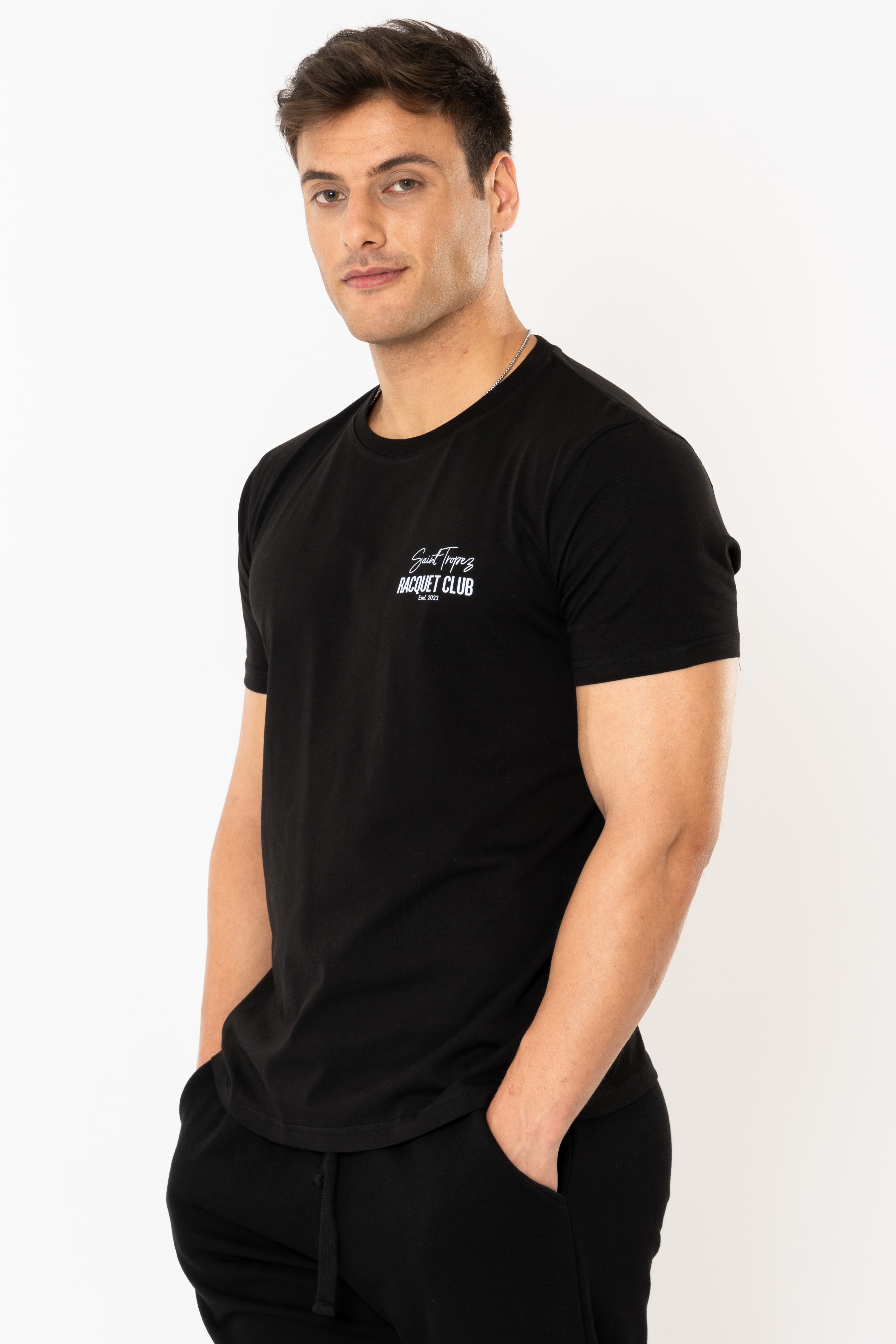 Racquet Lover Regular T-Shirt Erkek - Siyah