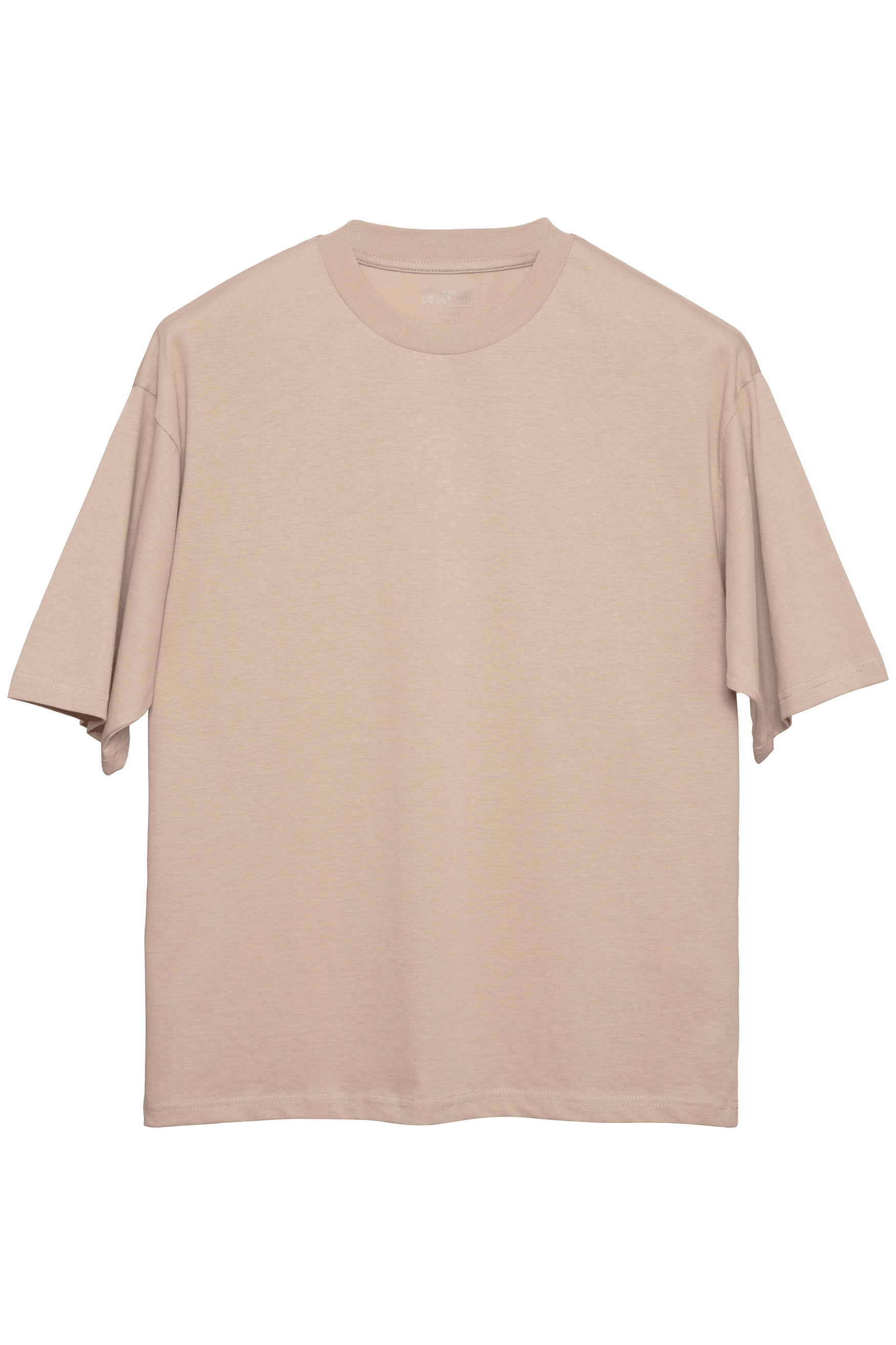 Basic Oversize T-Shirt - SÜTLÜ KAHVE