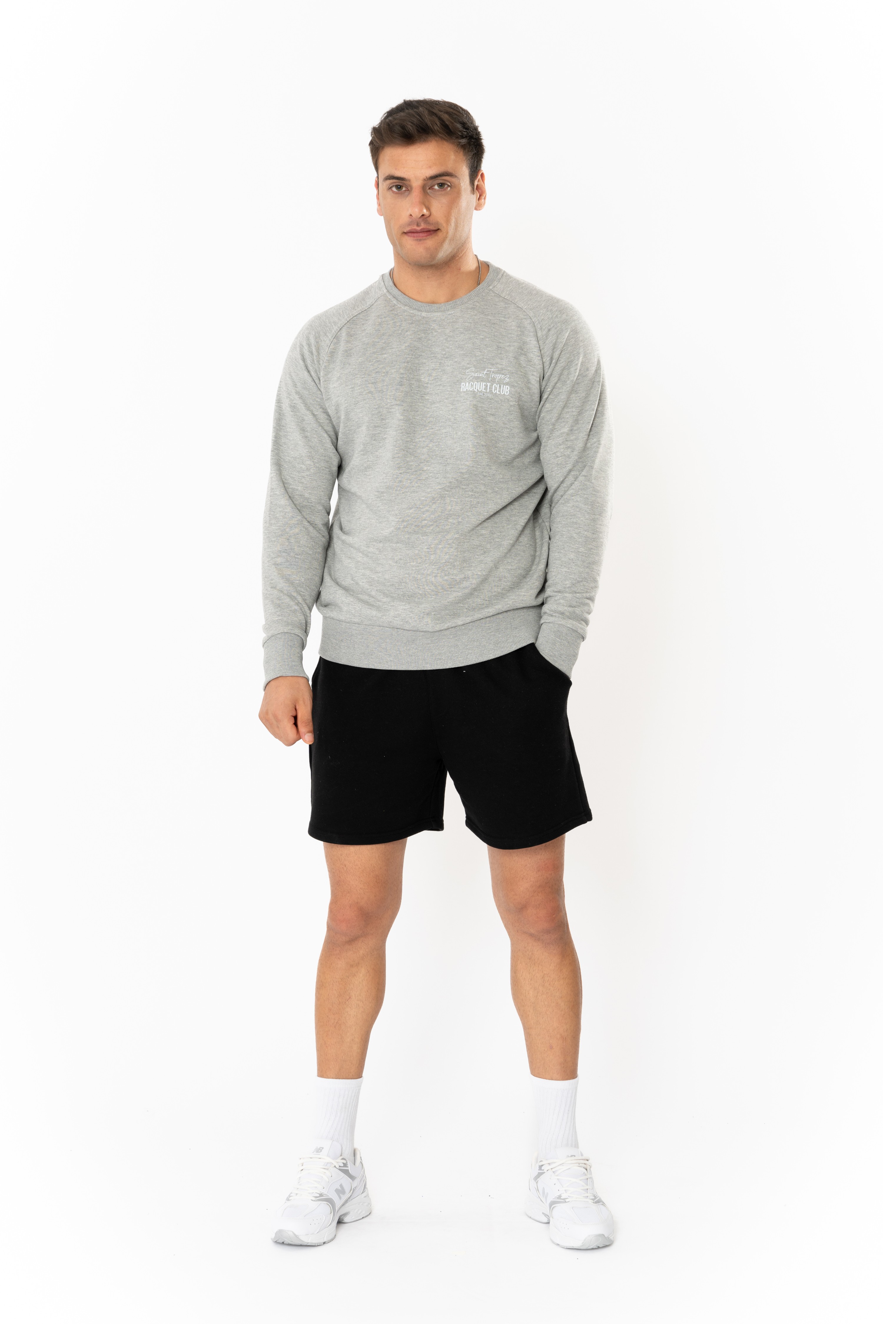 Racquet Lover Regular Sweatshirt Erkek - Gri