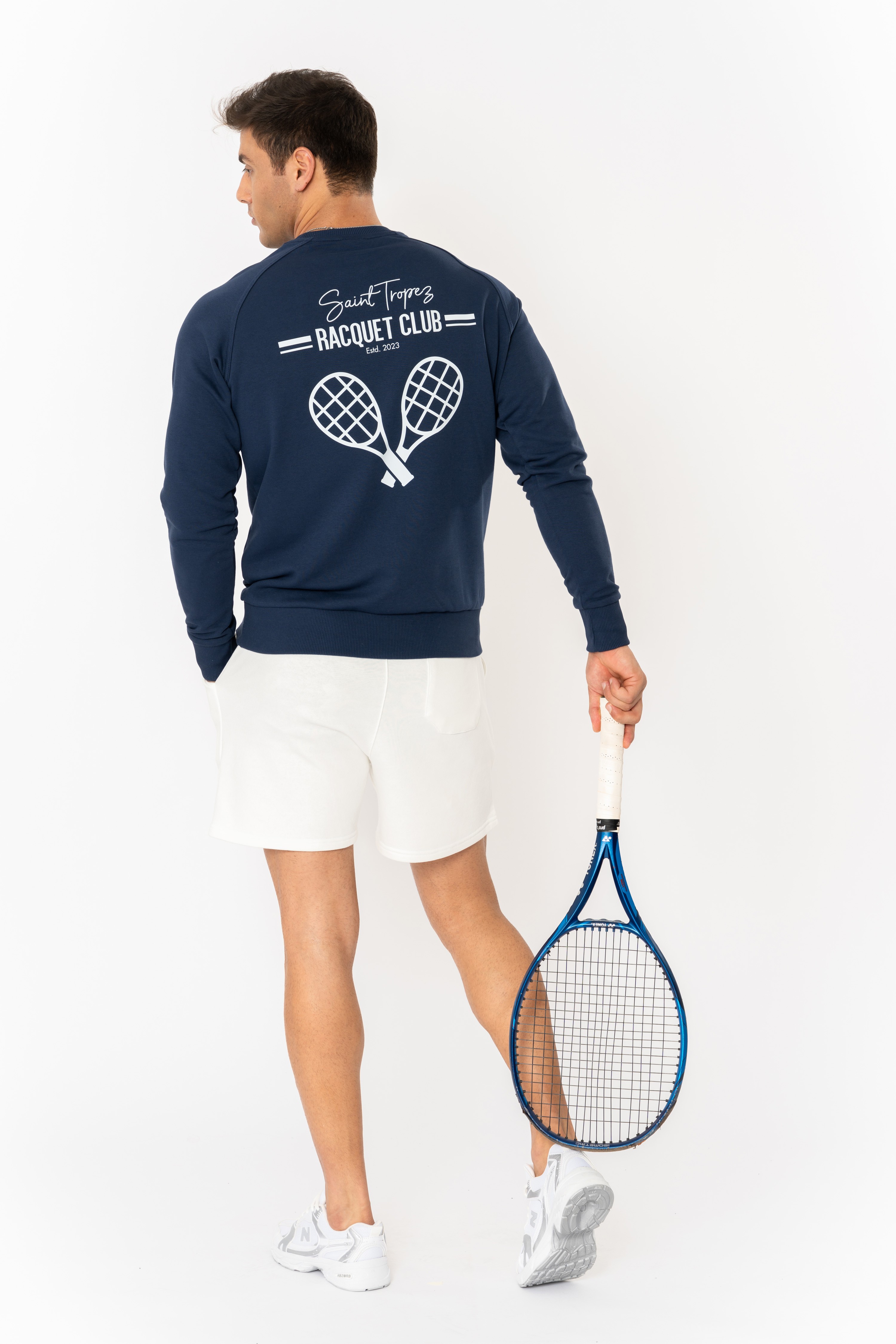 Racquet Club Regular Sweatshirt Erkek - Lacivert