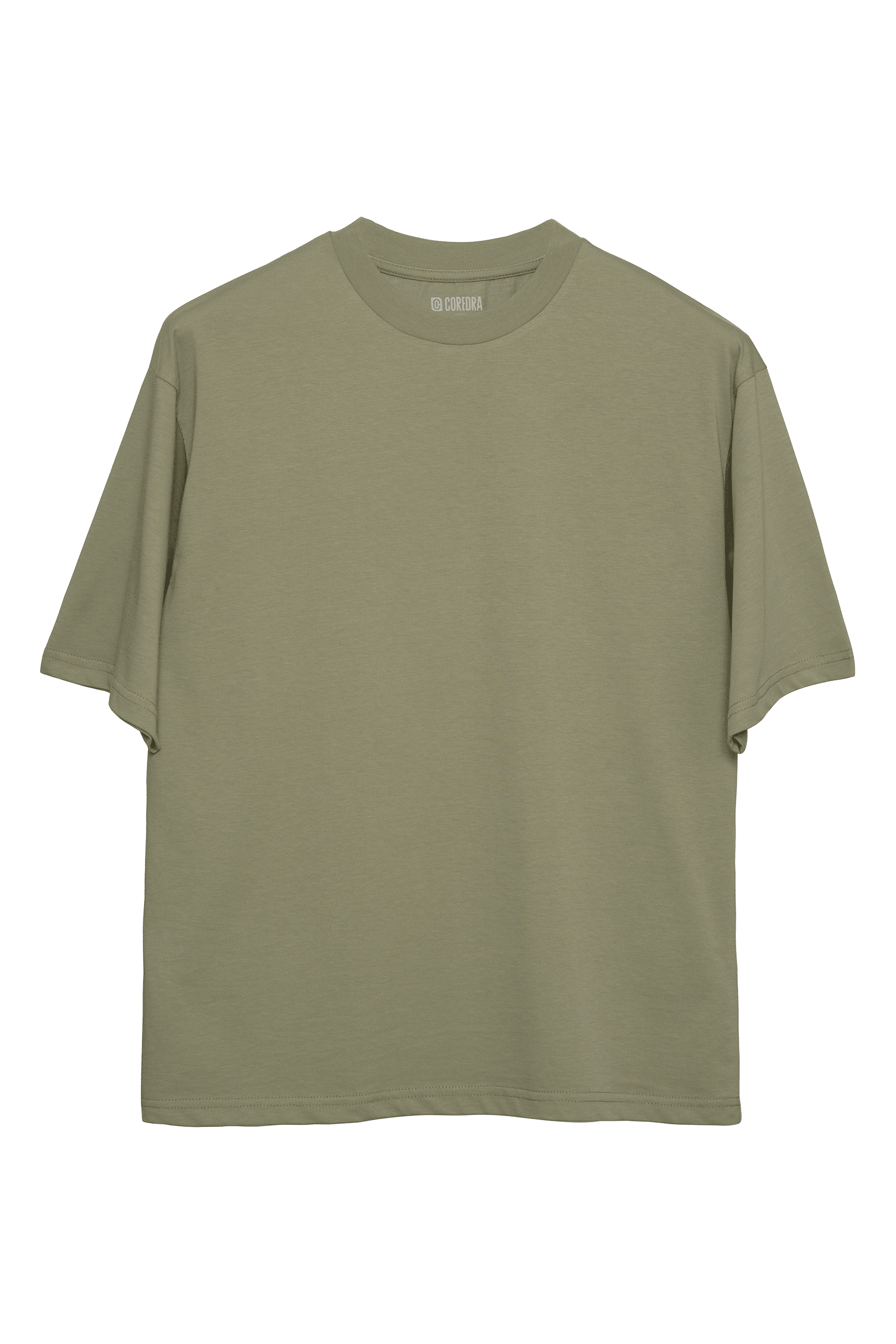 Basic Oversize T-Shirt - HAKİ
