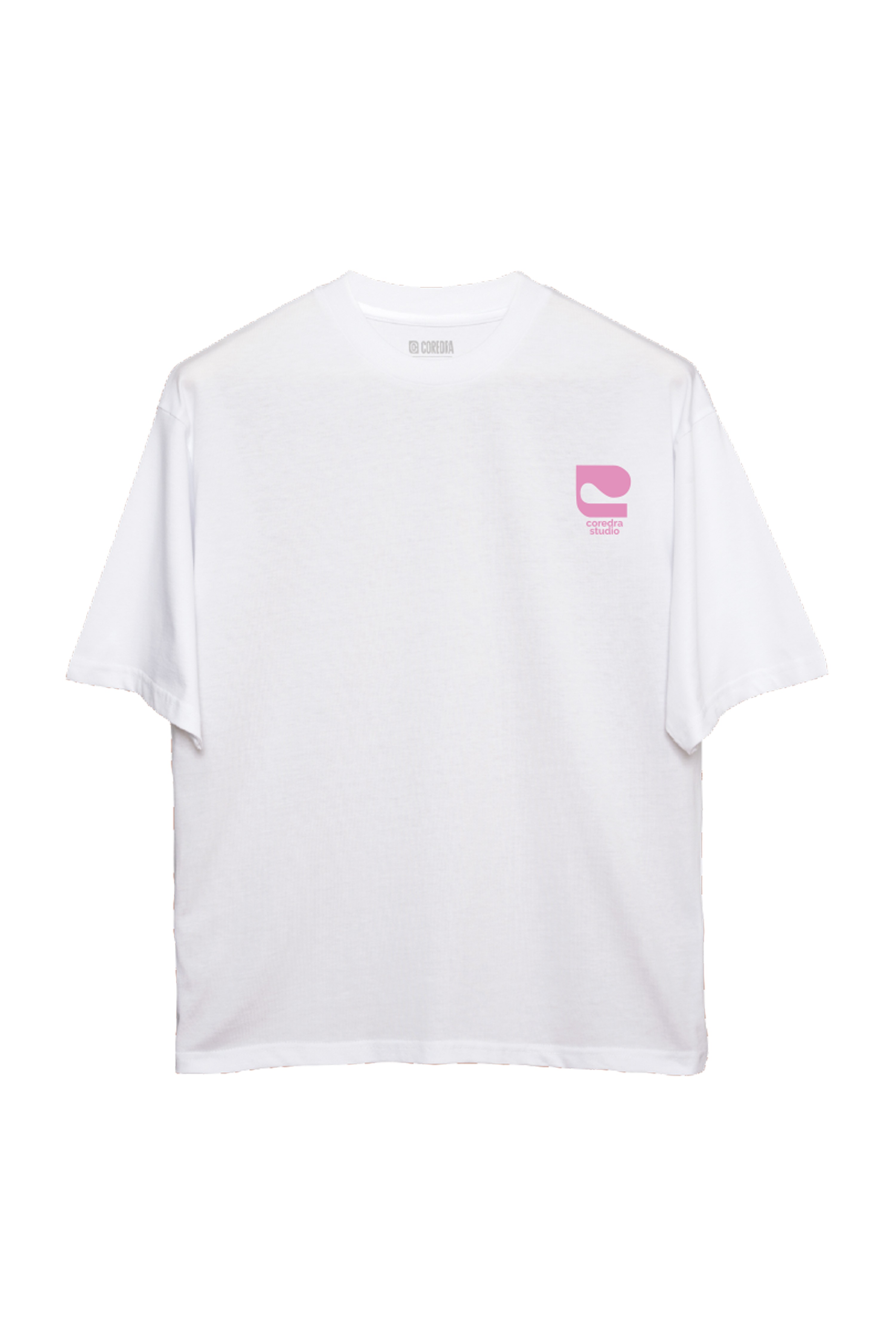 Love Letters Oversize T-Shirt Erkek - Beyaz