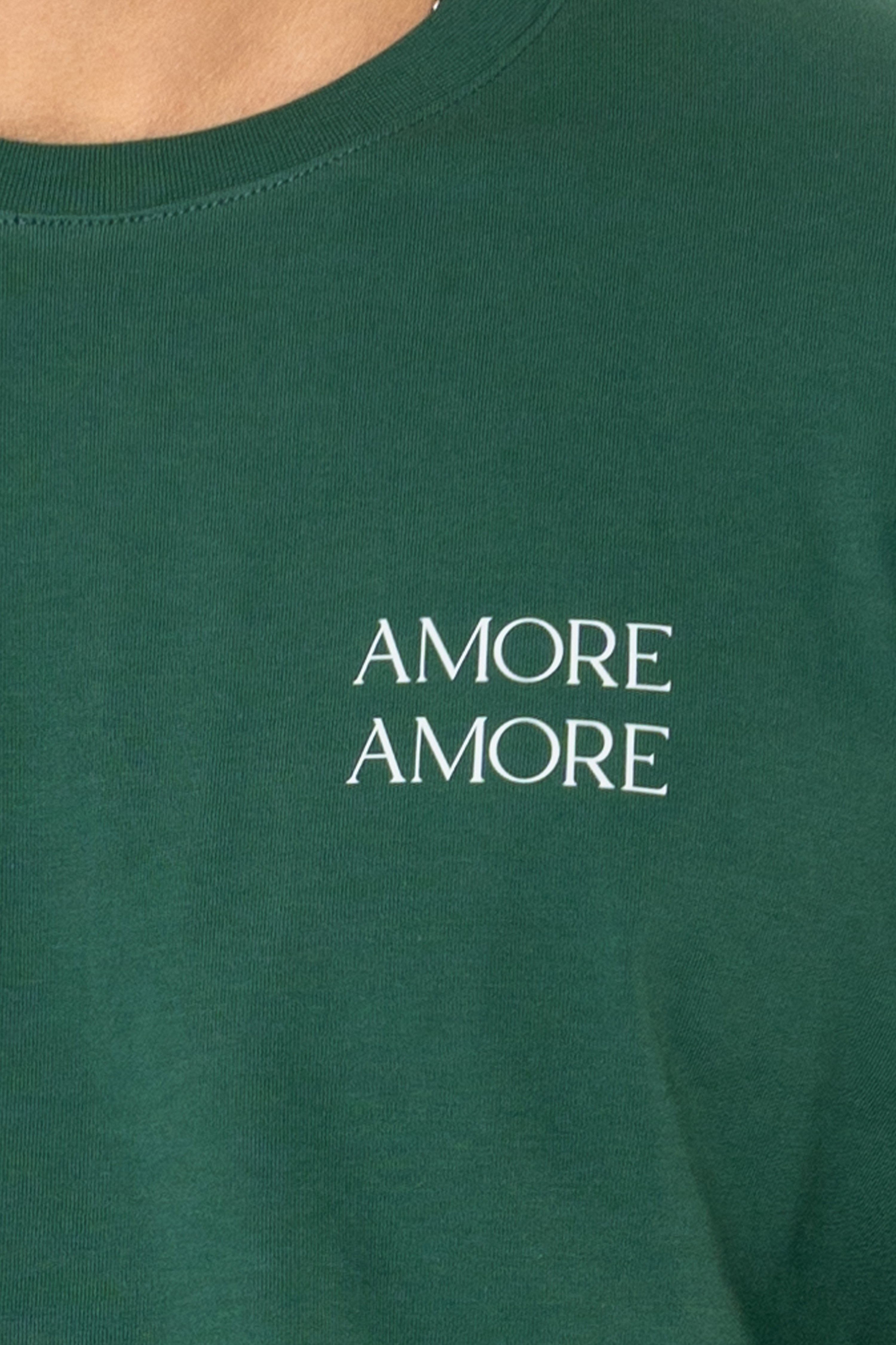 Amore Regular T-Shirt Erkek - Yeşil C102