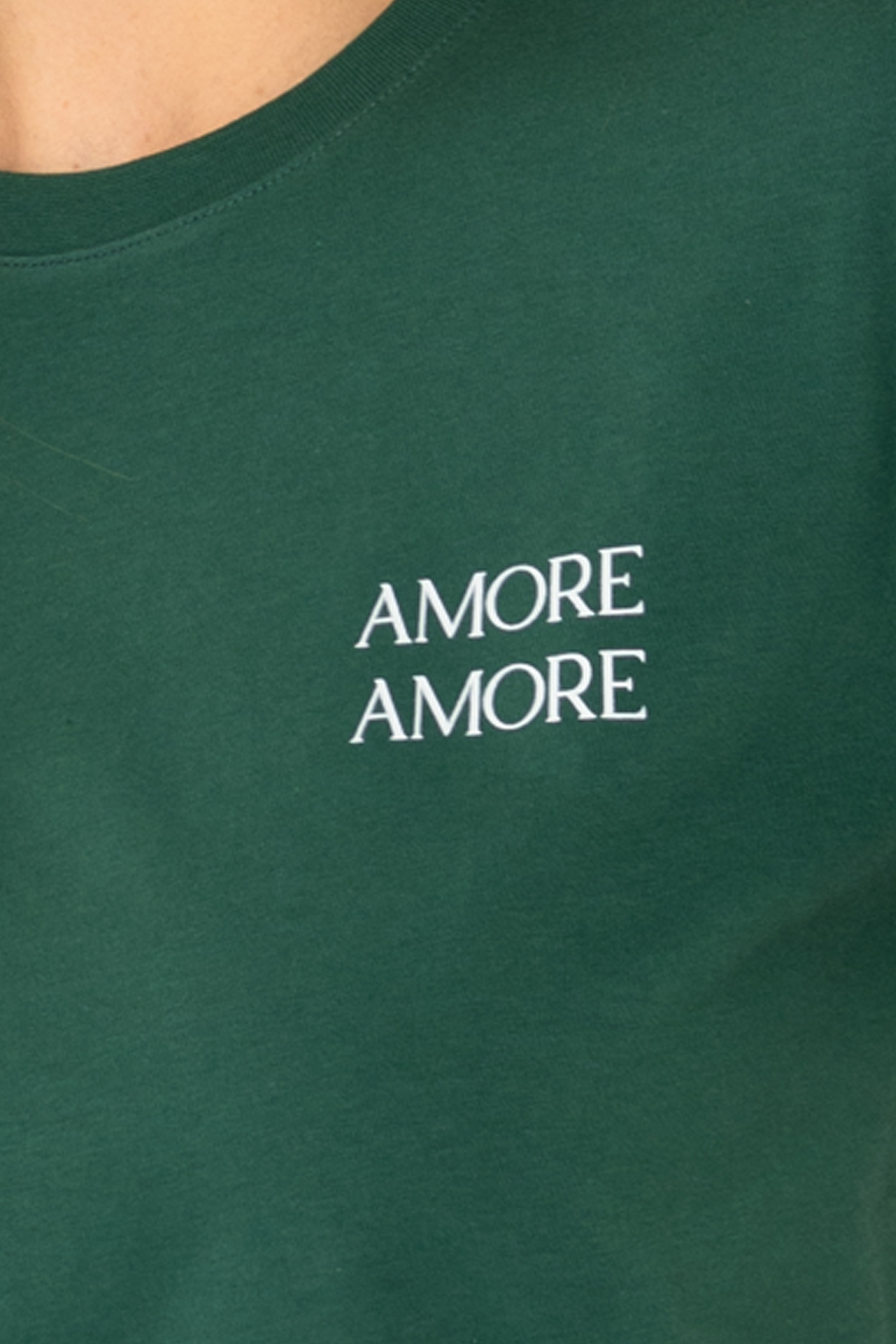 Amore Regular T-Shirt Kadın - Yeşil