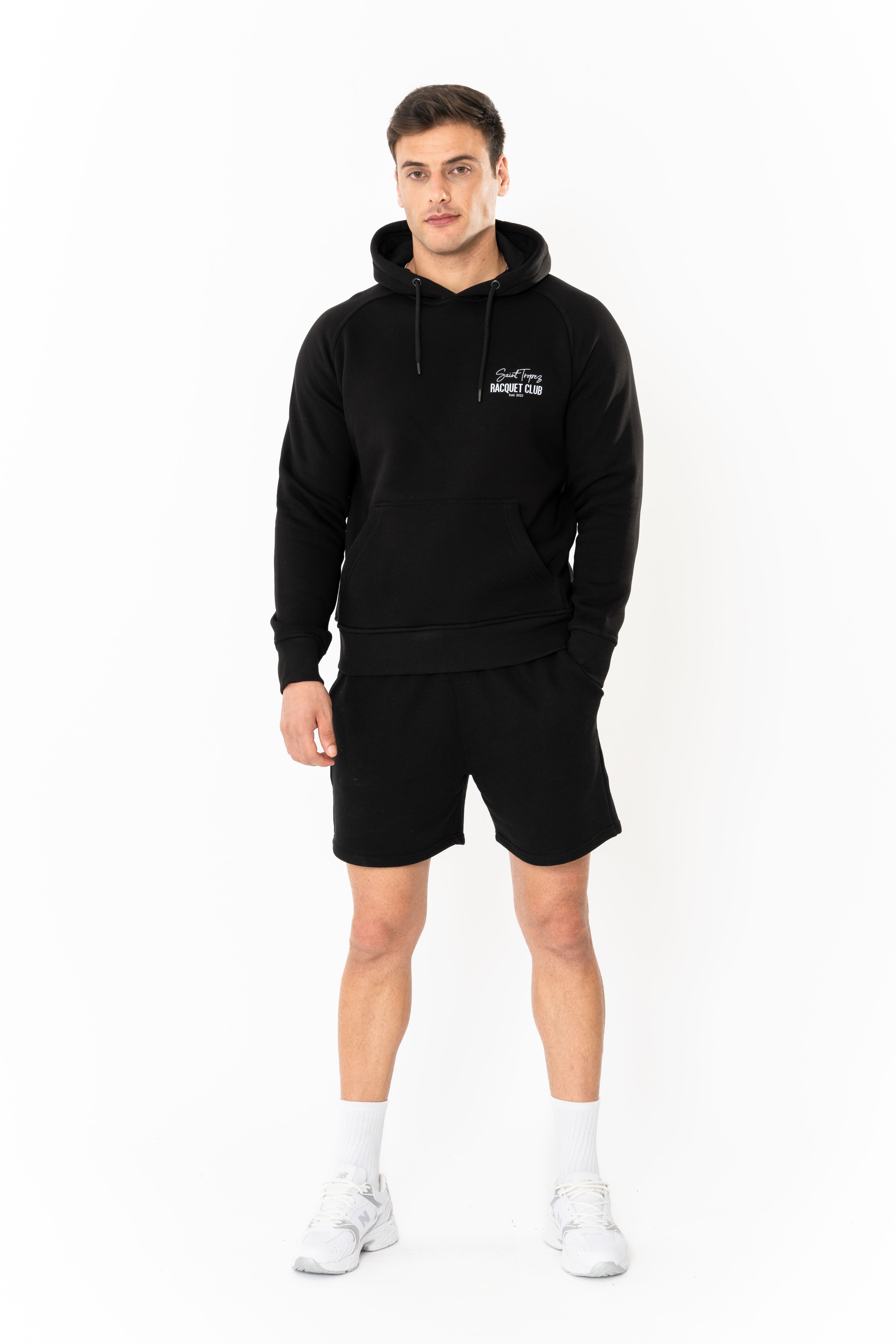 Racquet Lovers Regular Hoodie Erkek - Siyah C108