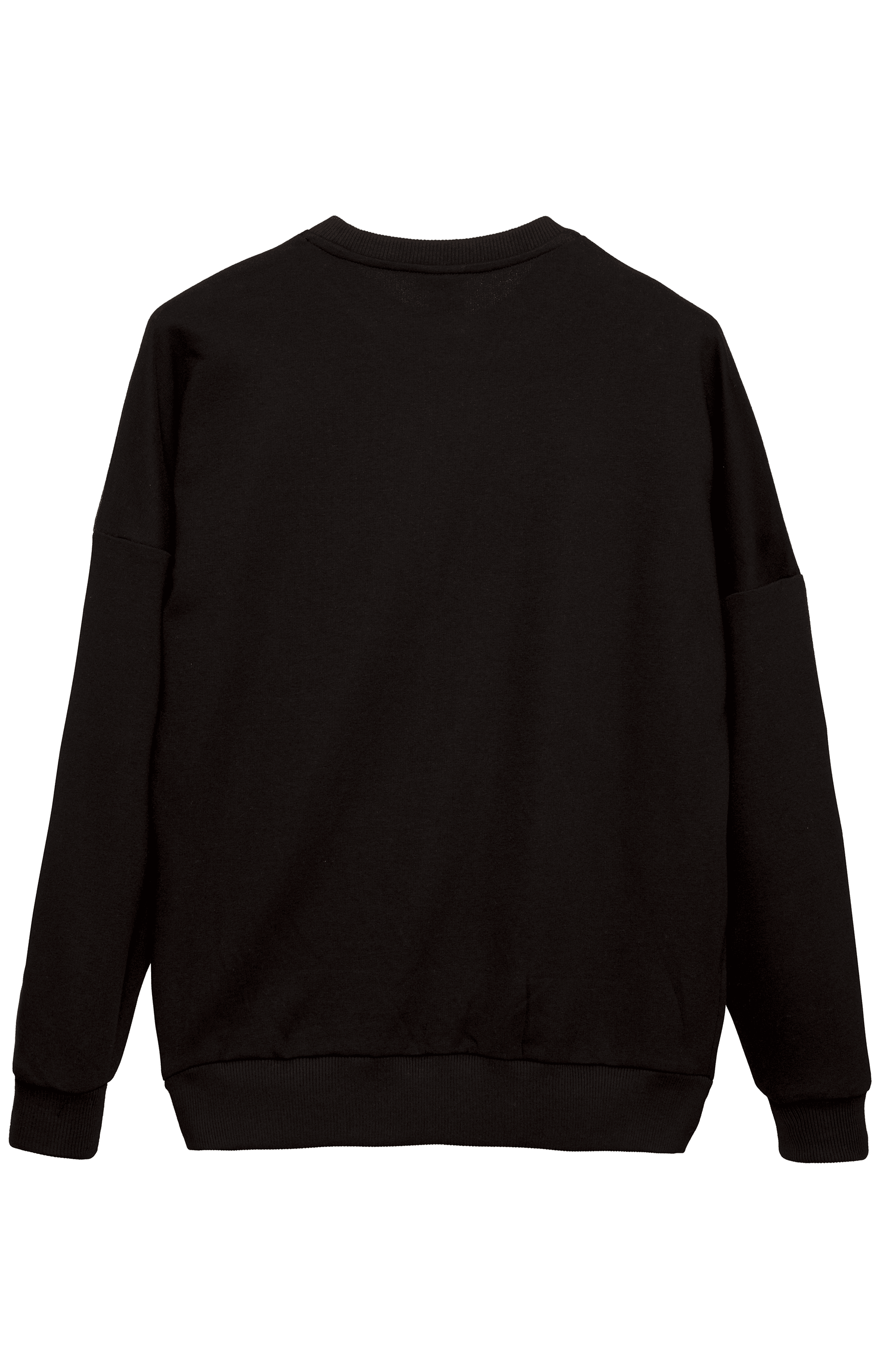 Basic Oversize Sweatshirt - SİYAH