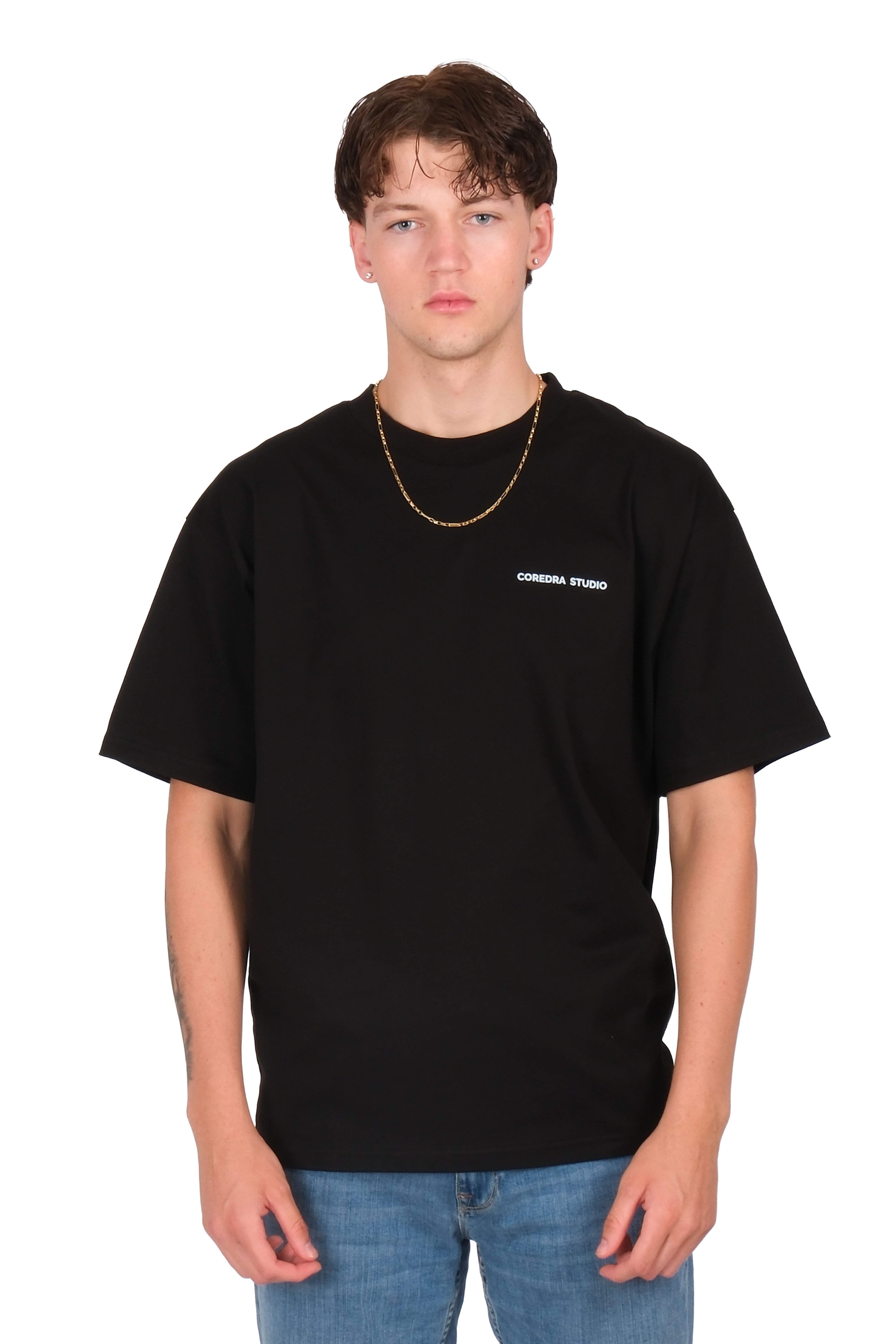 Sometimes Oversize T-Shirt Erkek - Siyah C101