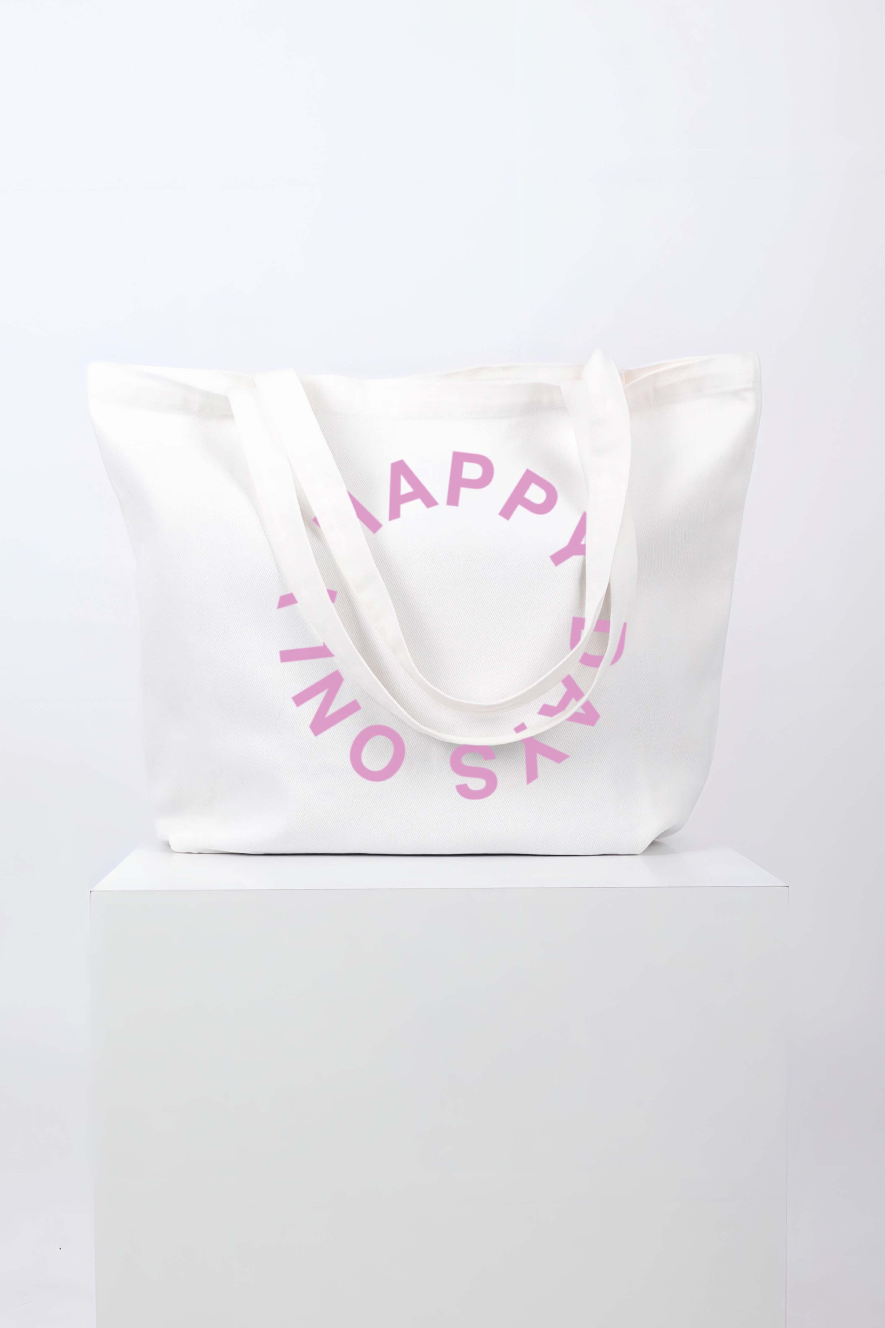 Coredra Canvas Tote Bag Çanta - Happy Days Only!