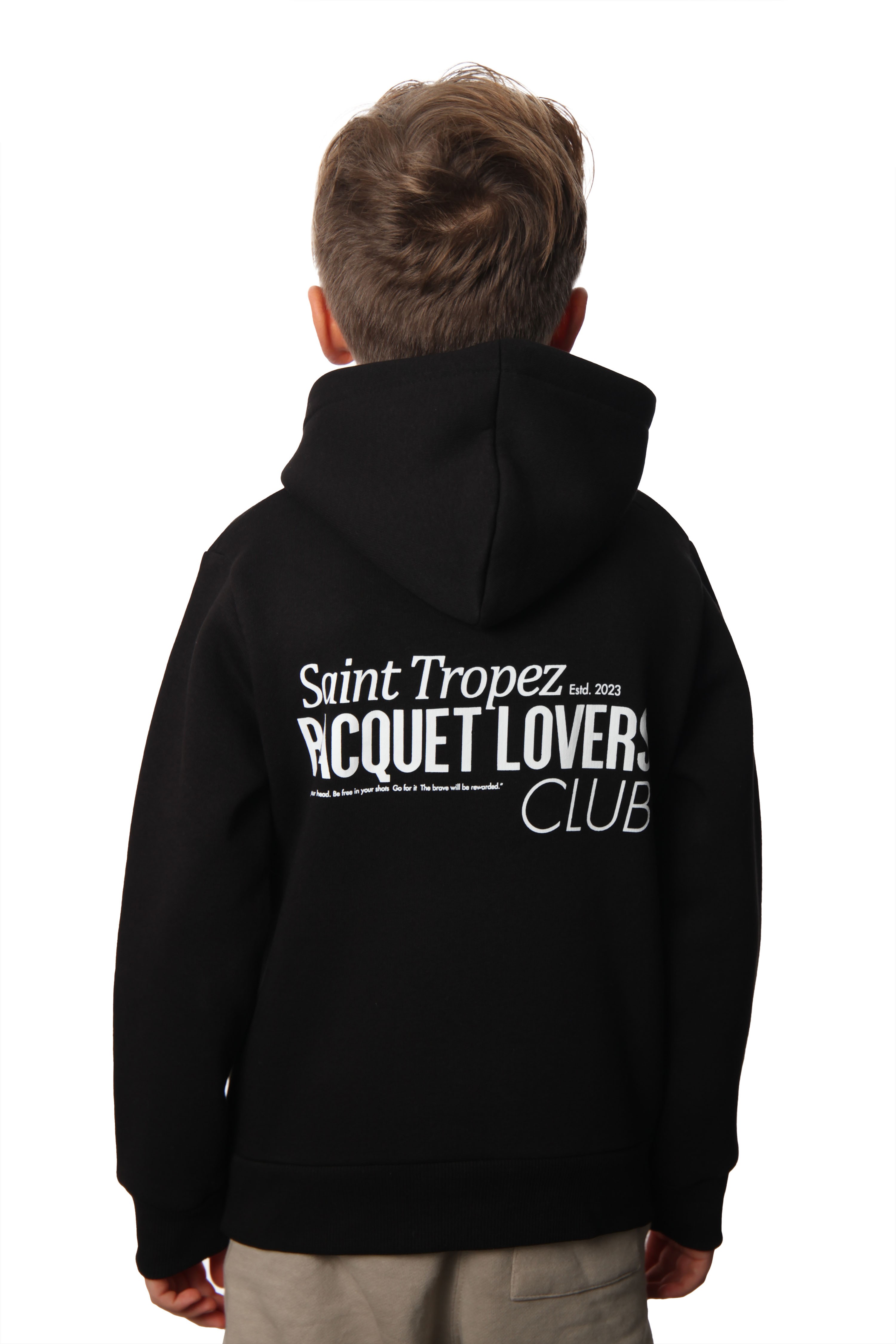 Racquet Lover Hoodie Çocuk Erkek - Siyah