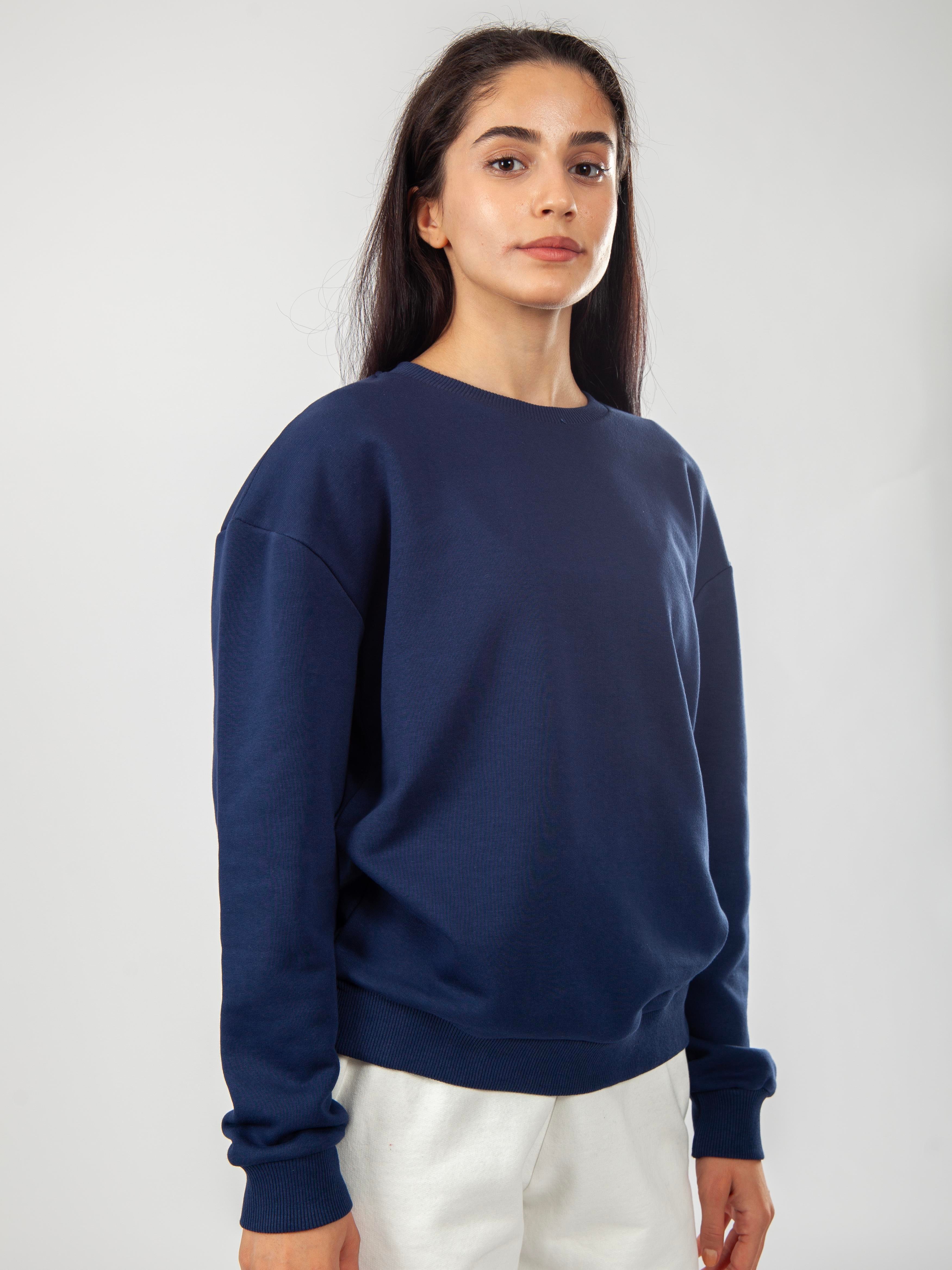 Basic Kadın Relaxed Fit Sweatshirt C504